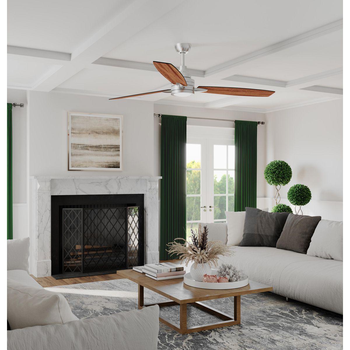 Graceful Collection 54" 5 Blade Fan w/ LED Light
