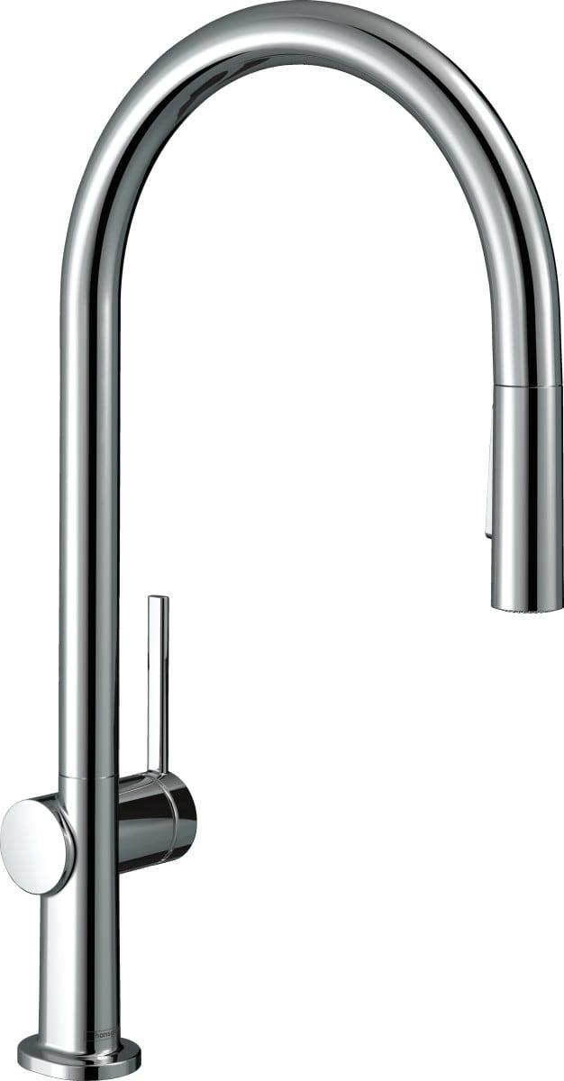 hansgrohe Talis N HighArc Kitchen Faucet, O-Style 2-Spray Pull-Down, 1.75 GPM