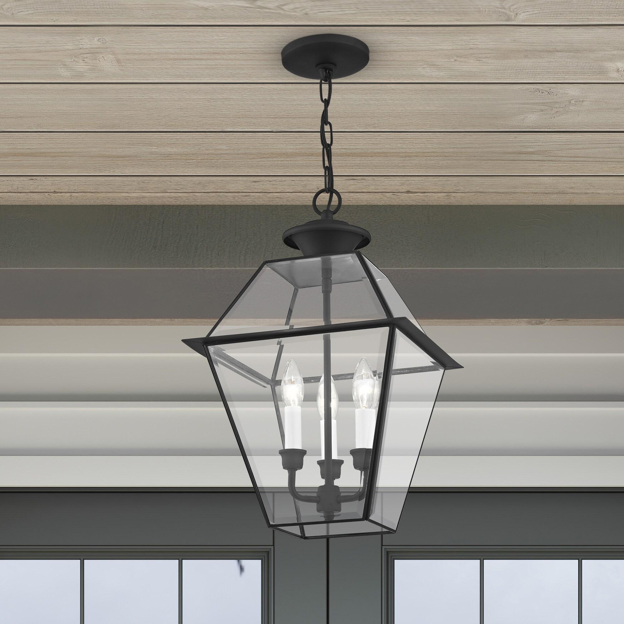 Livex Lighting Westover 3 - Light Pendant in  Black