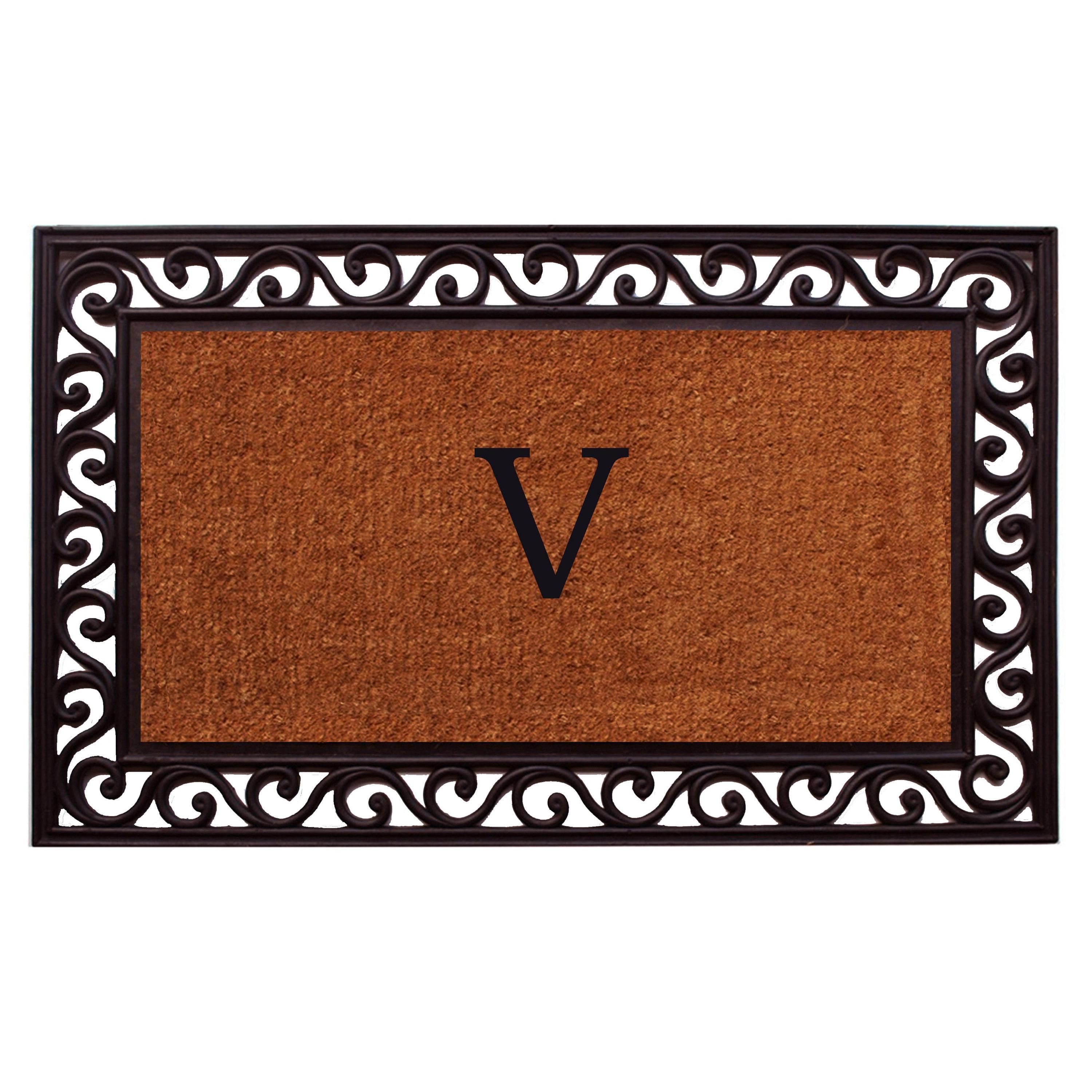 Home & More Personalizable Non-Slip Outdoor Doormat