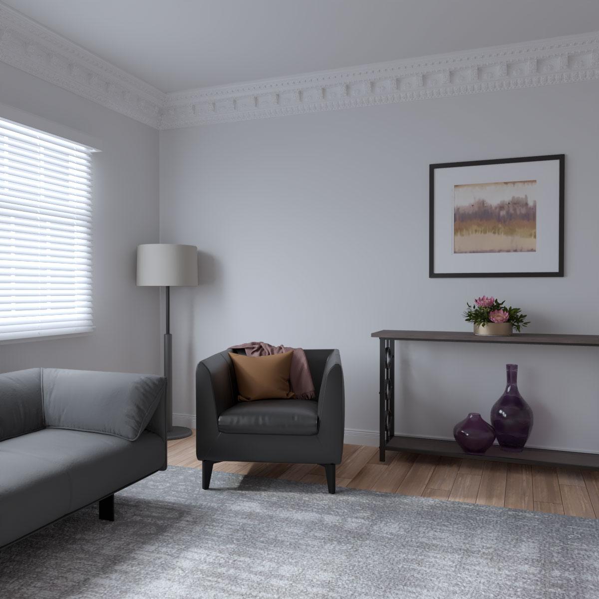 9 7/8"H x 9 3/4"P x 14"F x 94 1/2"L Granada Crown Moulding