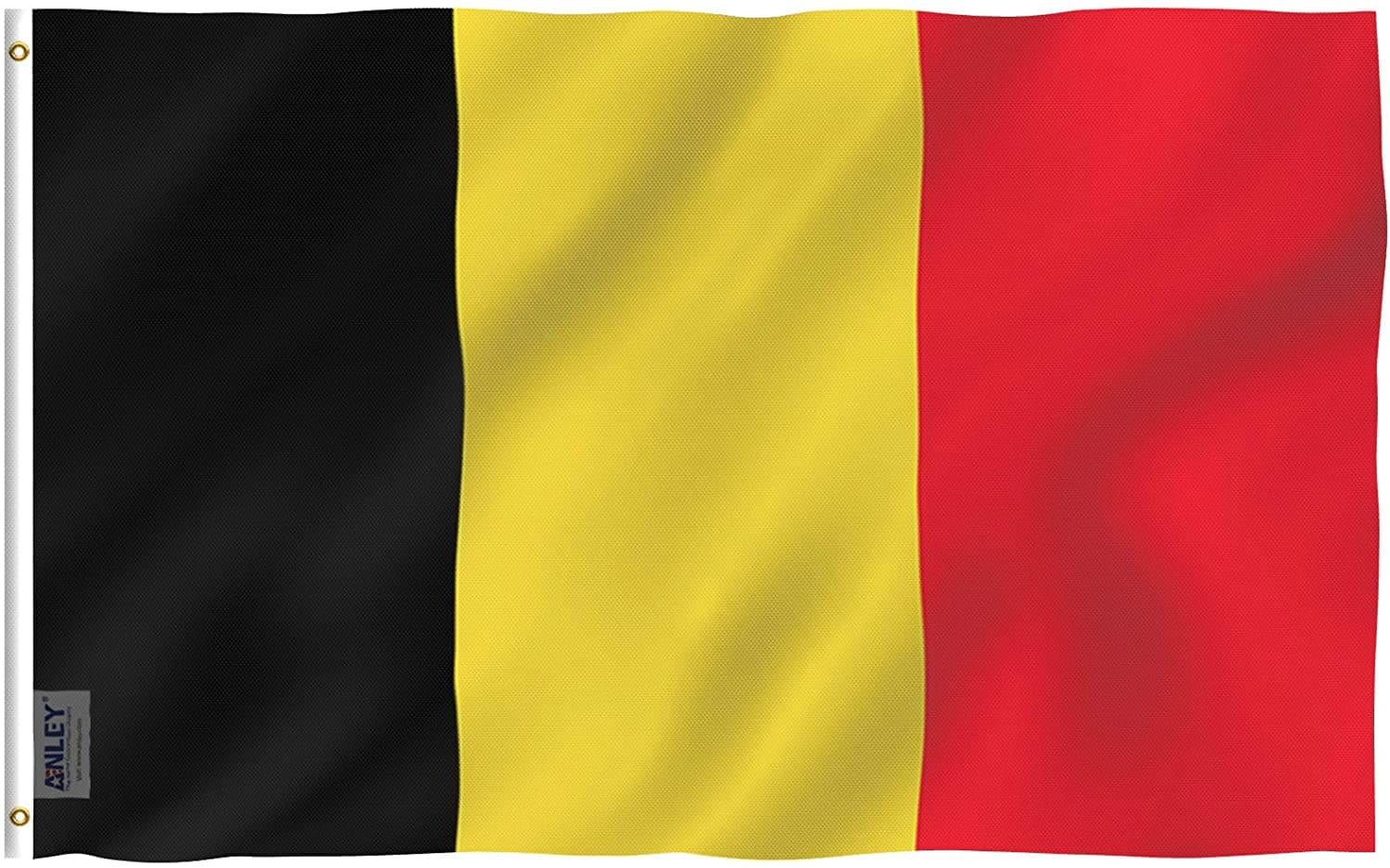 ANLEY 3x5 Foot Belgium Flag - Belgian National Flags Polyester