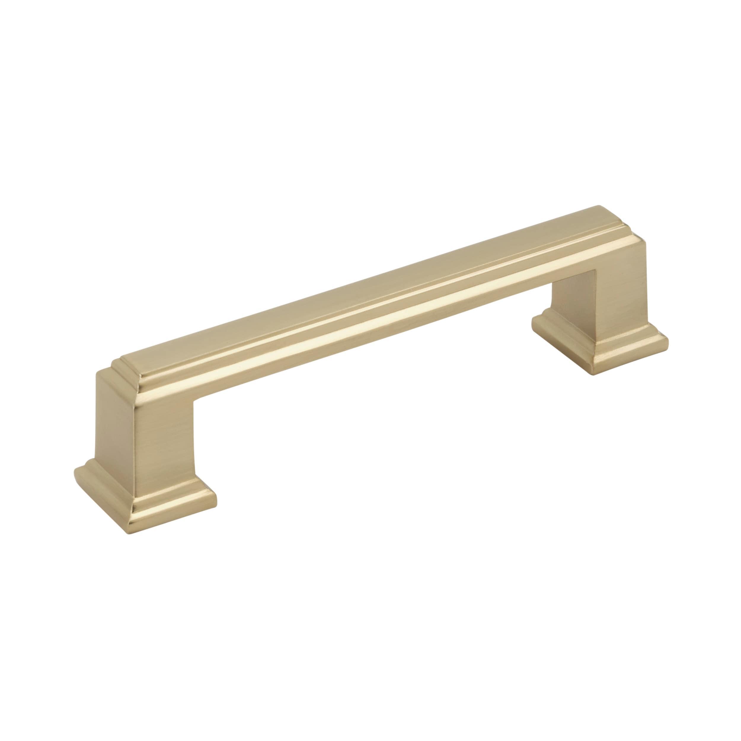 Amerock Appoint 3-3/4 inch (96mm) Center-to-Center Golden Champagne Cabinet Pull