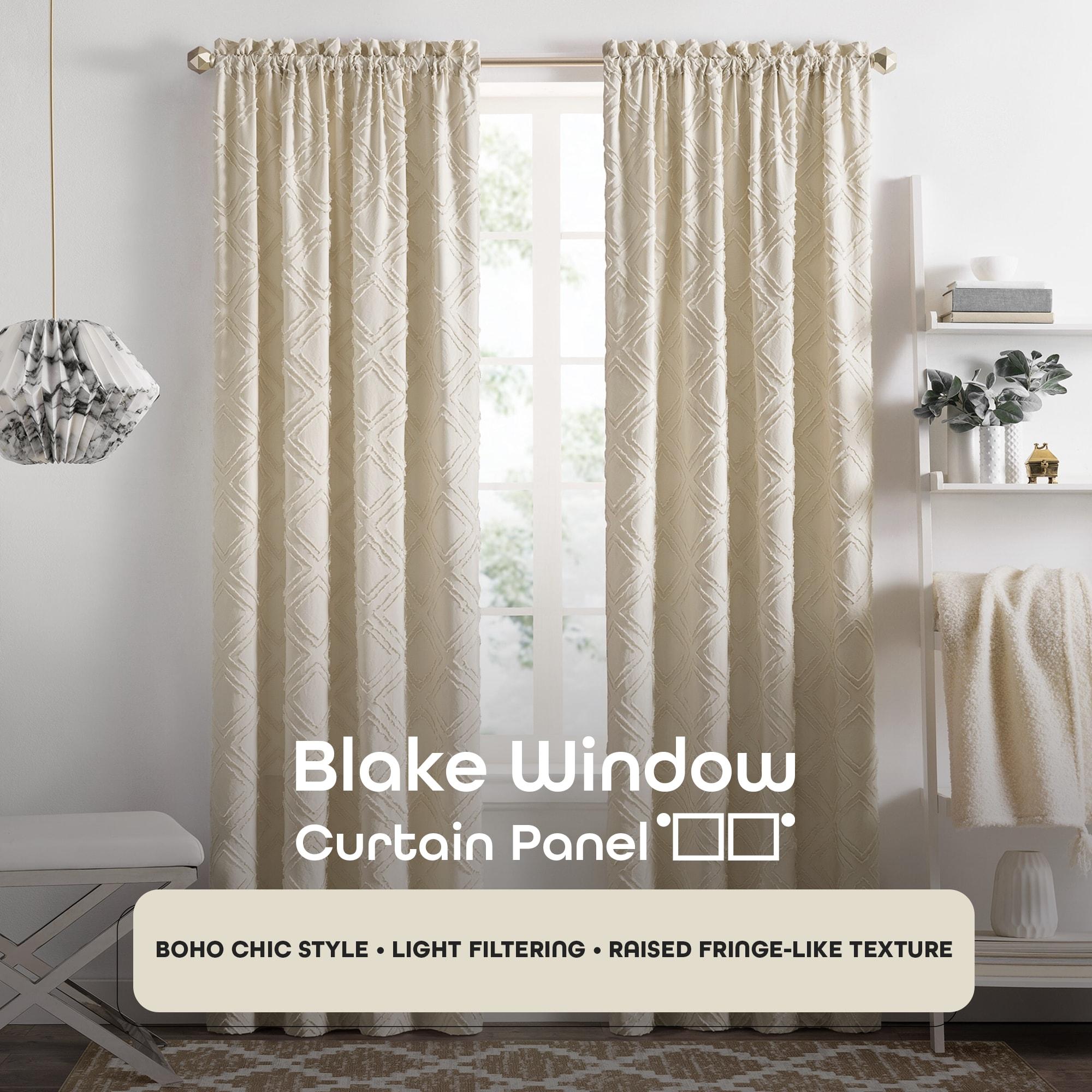Achim Importing Co Polyester Semi Sheer Curtain Single Panel