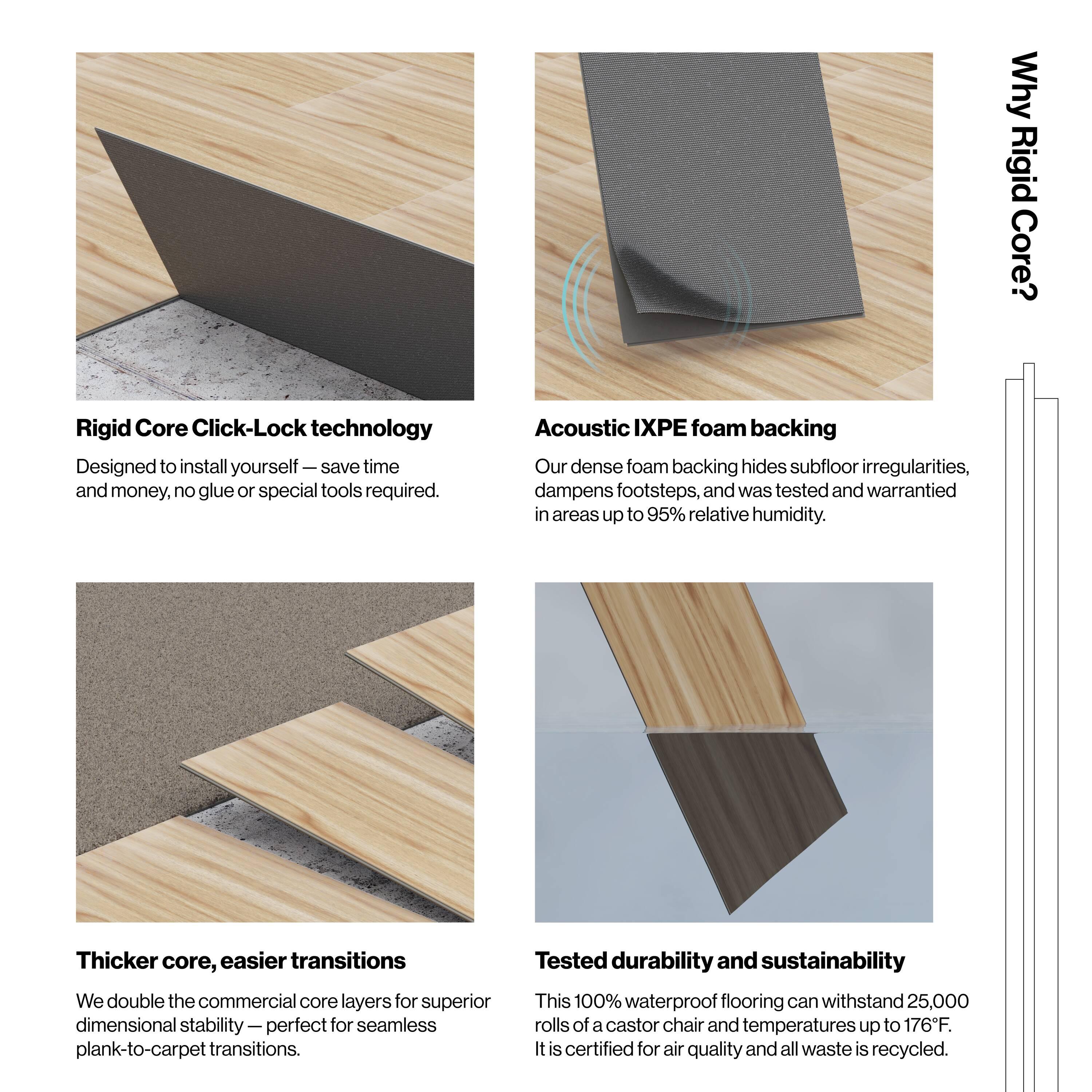 Lexington 0.2'' Thick 6.14'' W x 47.92'' L Vinyl Plank