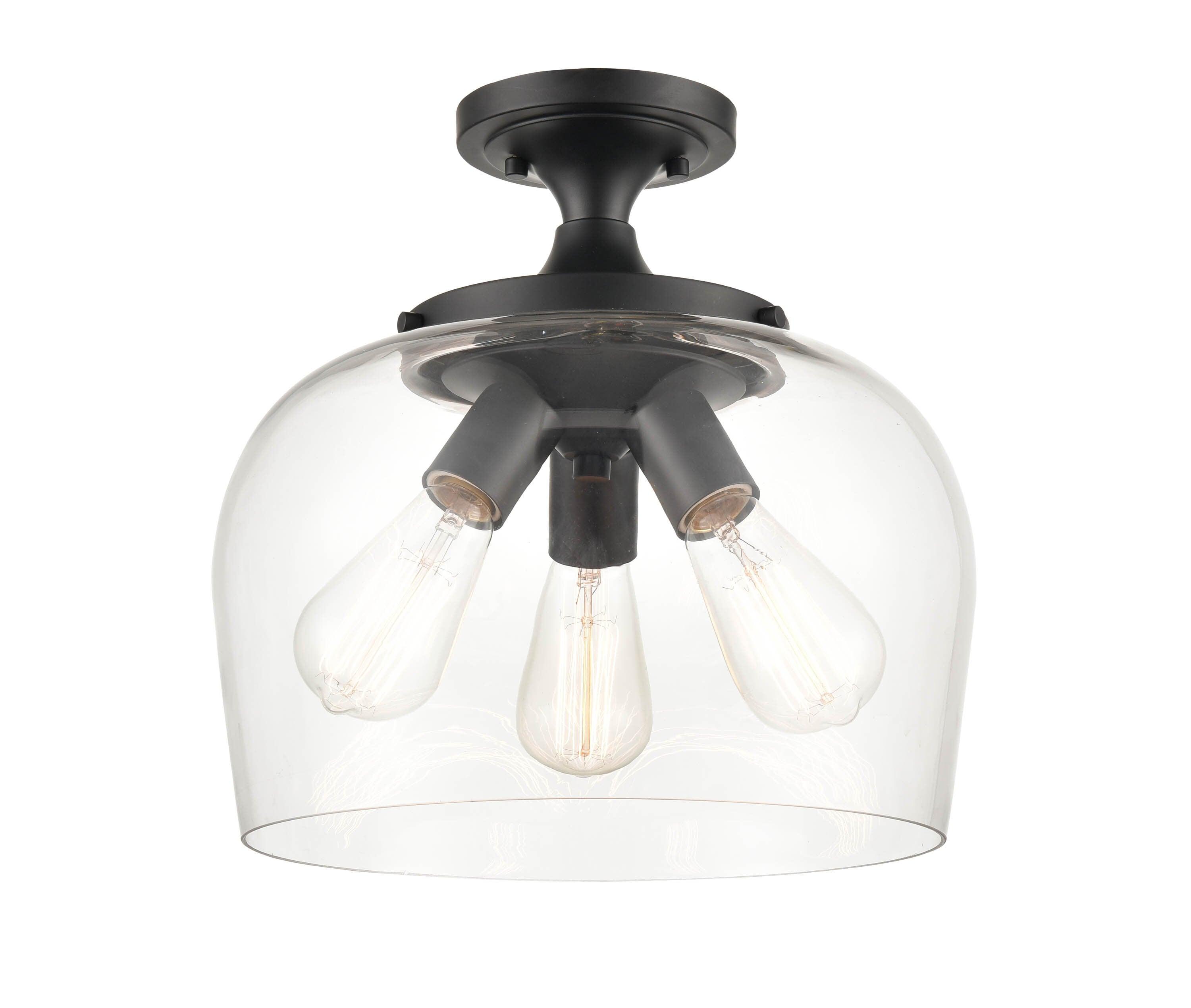 Cromkill Glass Semi Flush Mount