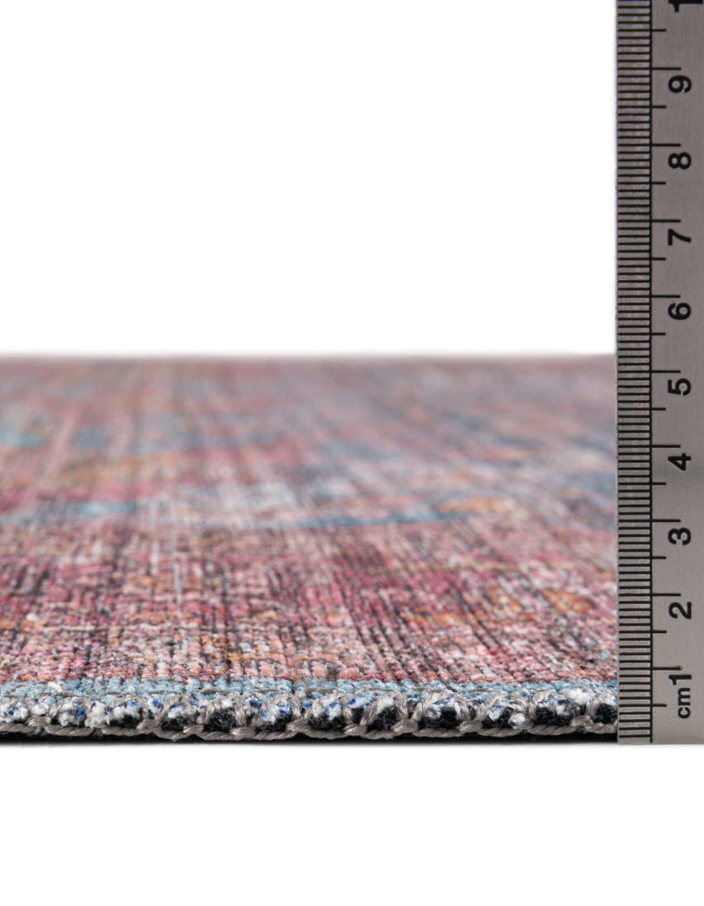 Unique Loom 10' 6 x 13' 0 Mangata Morgan Machine Washable Antique Blue Area Rug