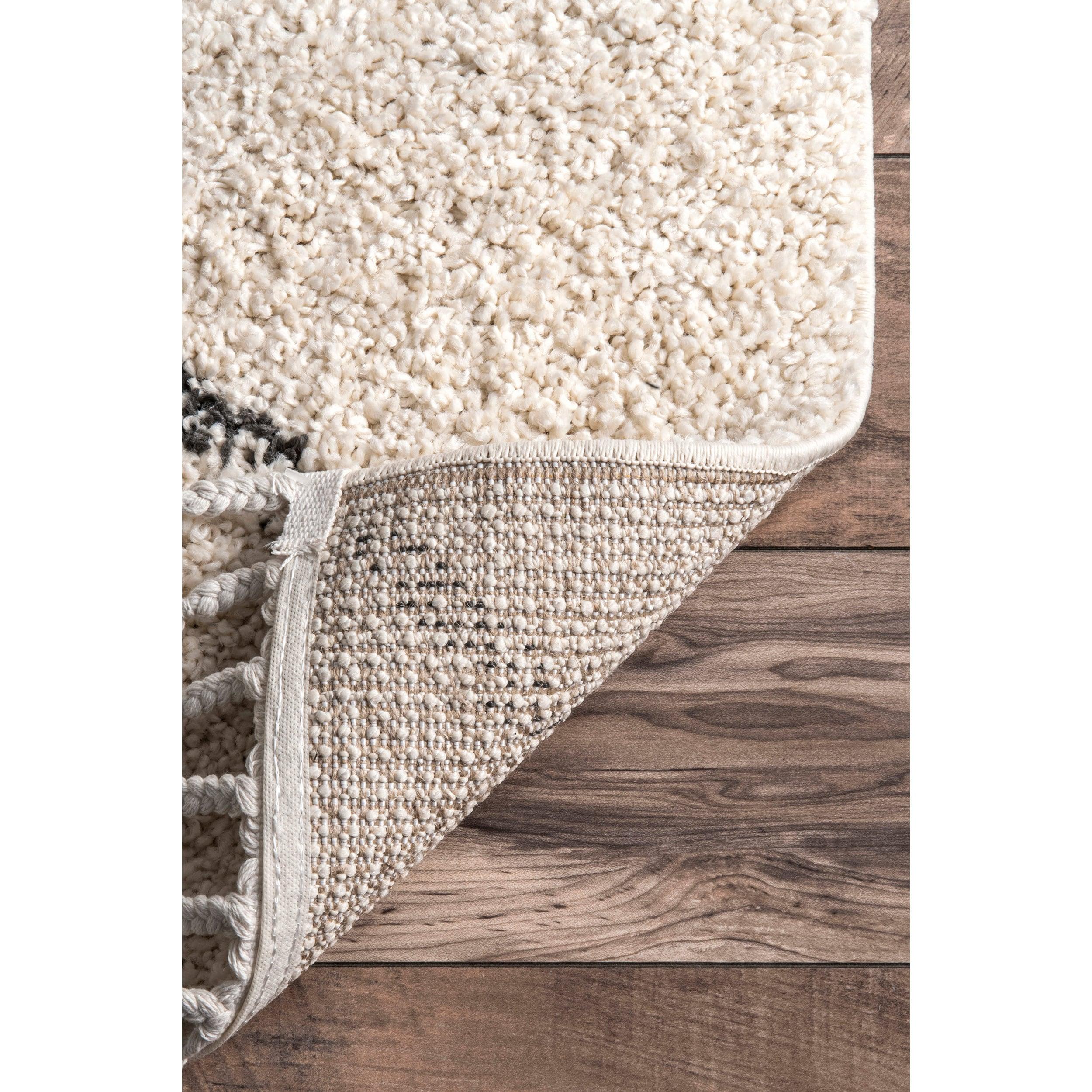 Nuloom Jessie Trellis 10x14 Indoor Area Rug for Living Room Bedroom Dining Room, Off White/Charcoal