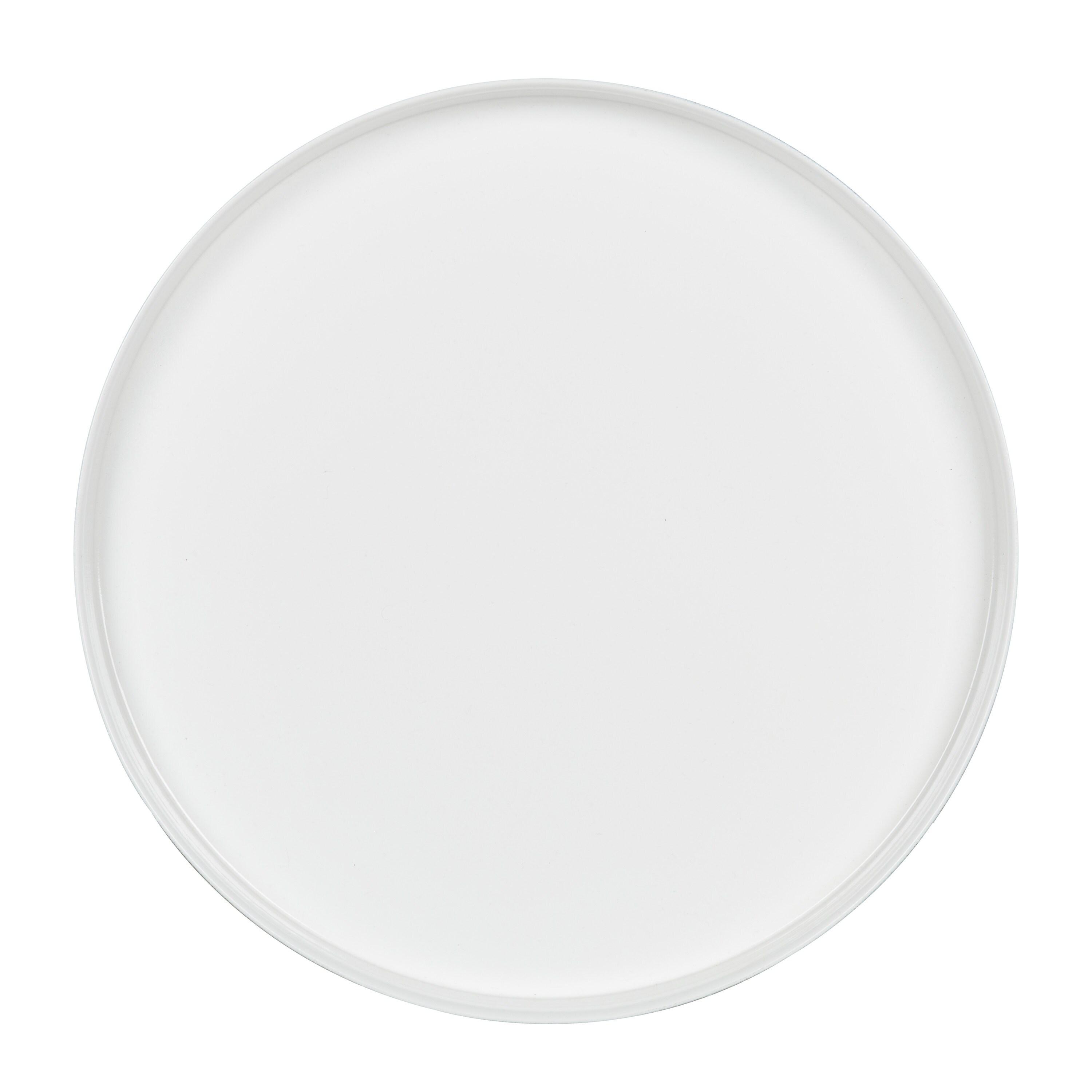 Kate and Laurel Celia Round Metal Tea Table, 14x14x25.75, Gold and White
