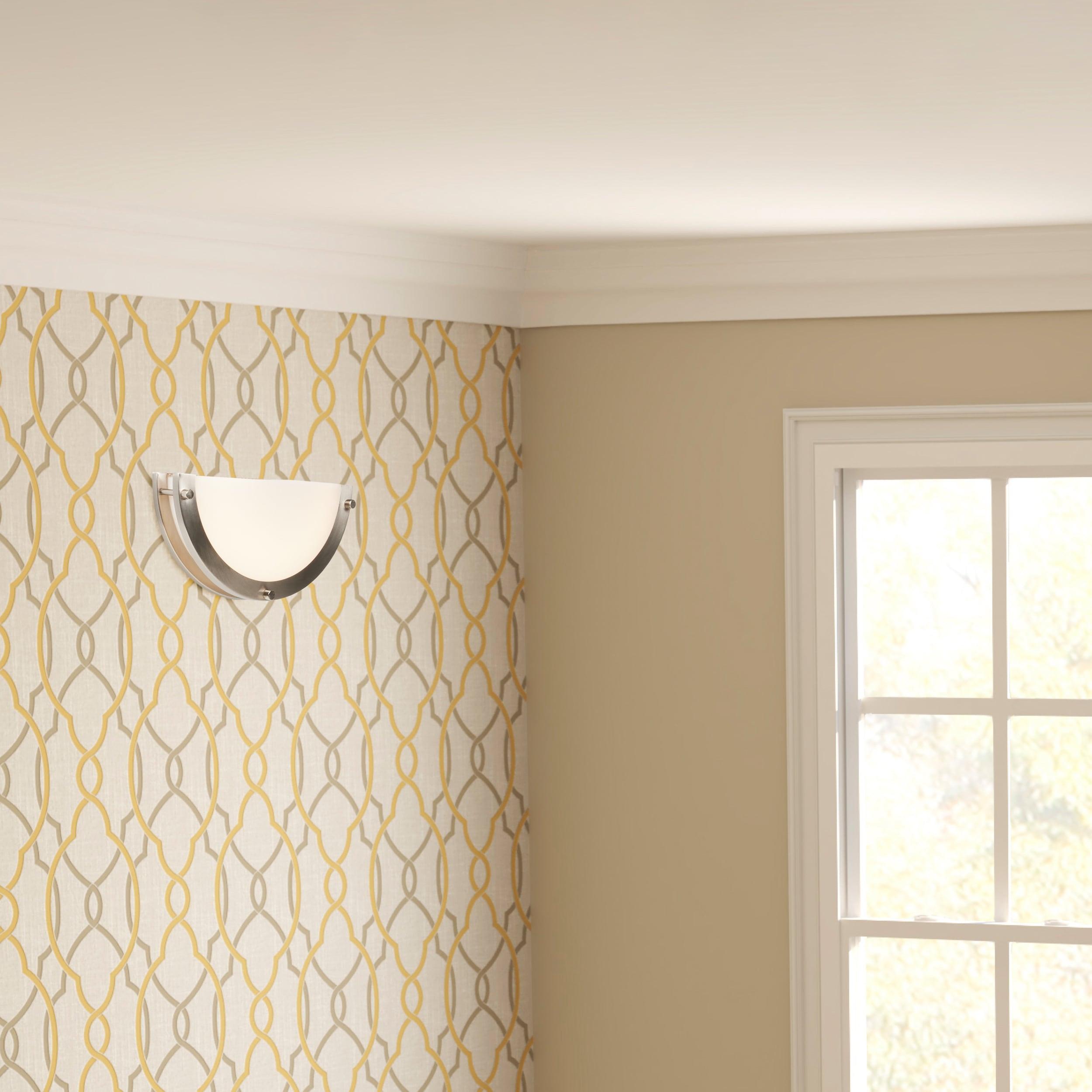 55540WTSN-Maxim Lighting-Linear-12W 1 LED Wall Sconce-12 Inches wide by 6 inches high