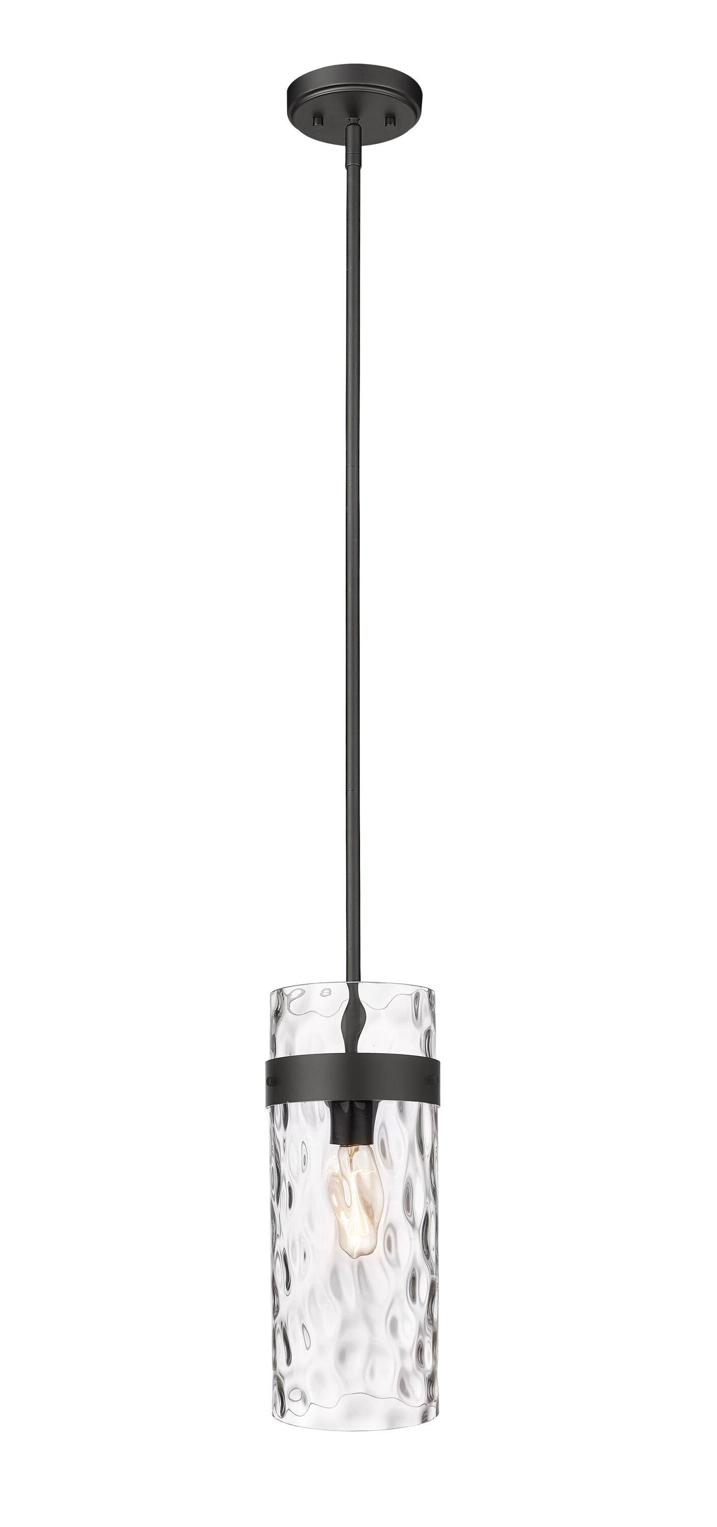 Z-Lite Fontaine 1 - Light Pendant in  Matte Black