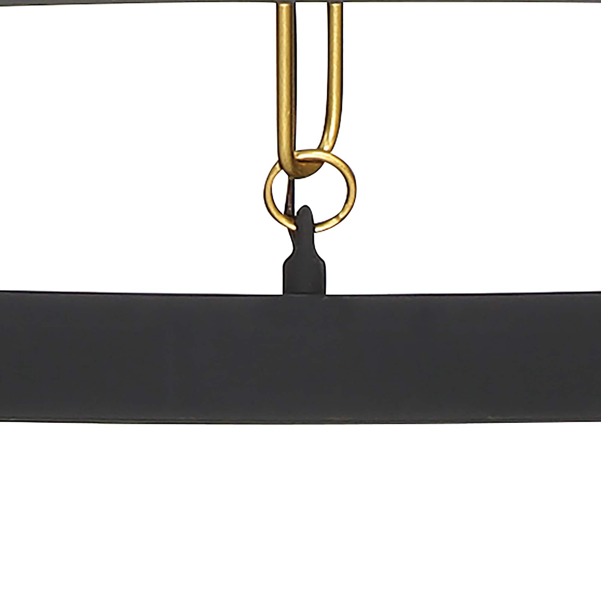 ACROMA  12-light 40In Modern Farmhouse Wagon Wheel Chandelier Black/ Gold Candle Lighting - 40'' D