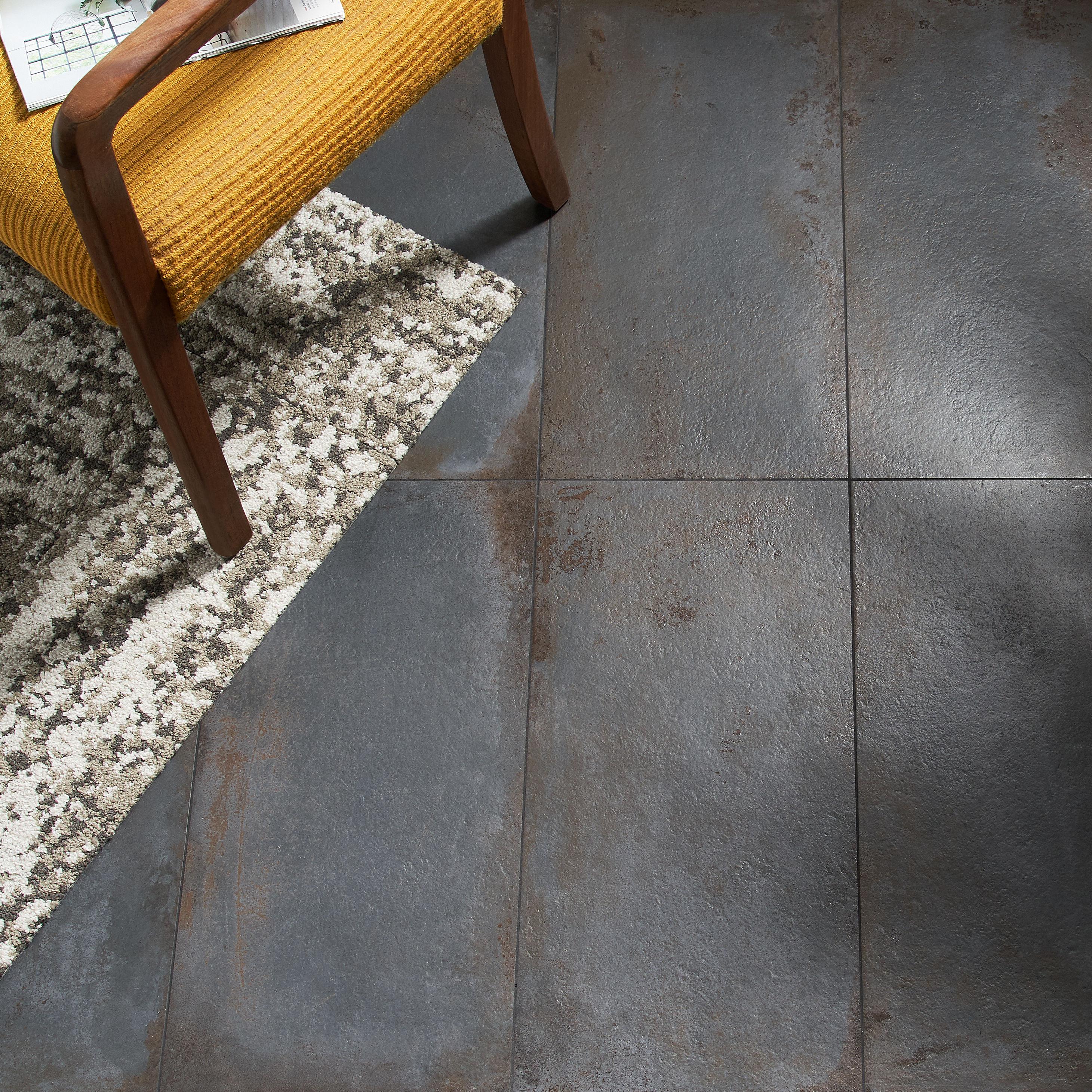 Angela Harris Fuller 12" x 24" Matte Cement Look Porcelain Wall & Floor Tile (11.62 Sq. Ft. / Case)