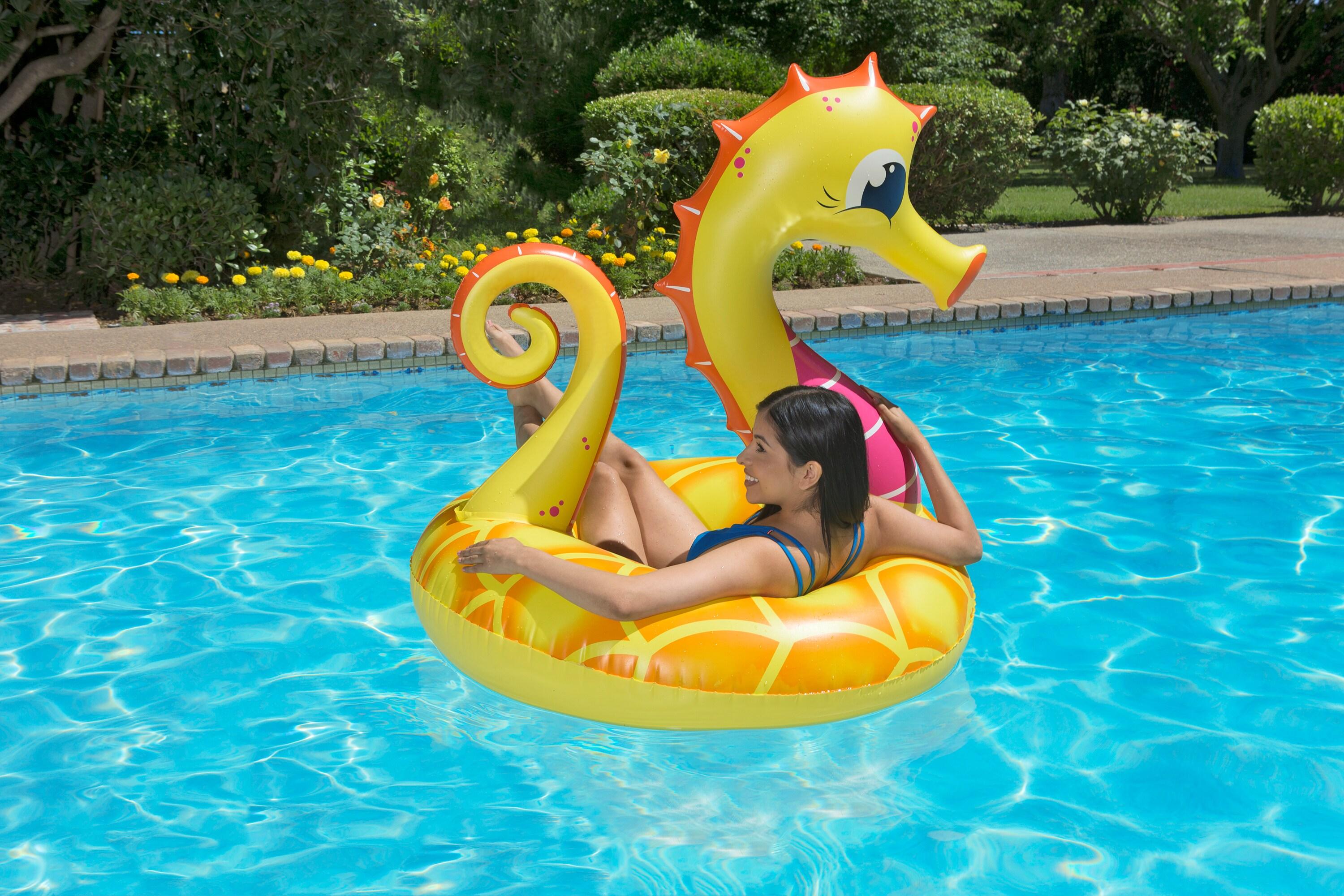 Poolmaster 48" Yellow Seahorse Tube