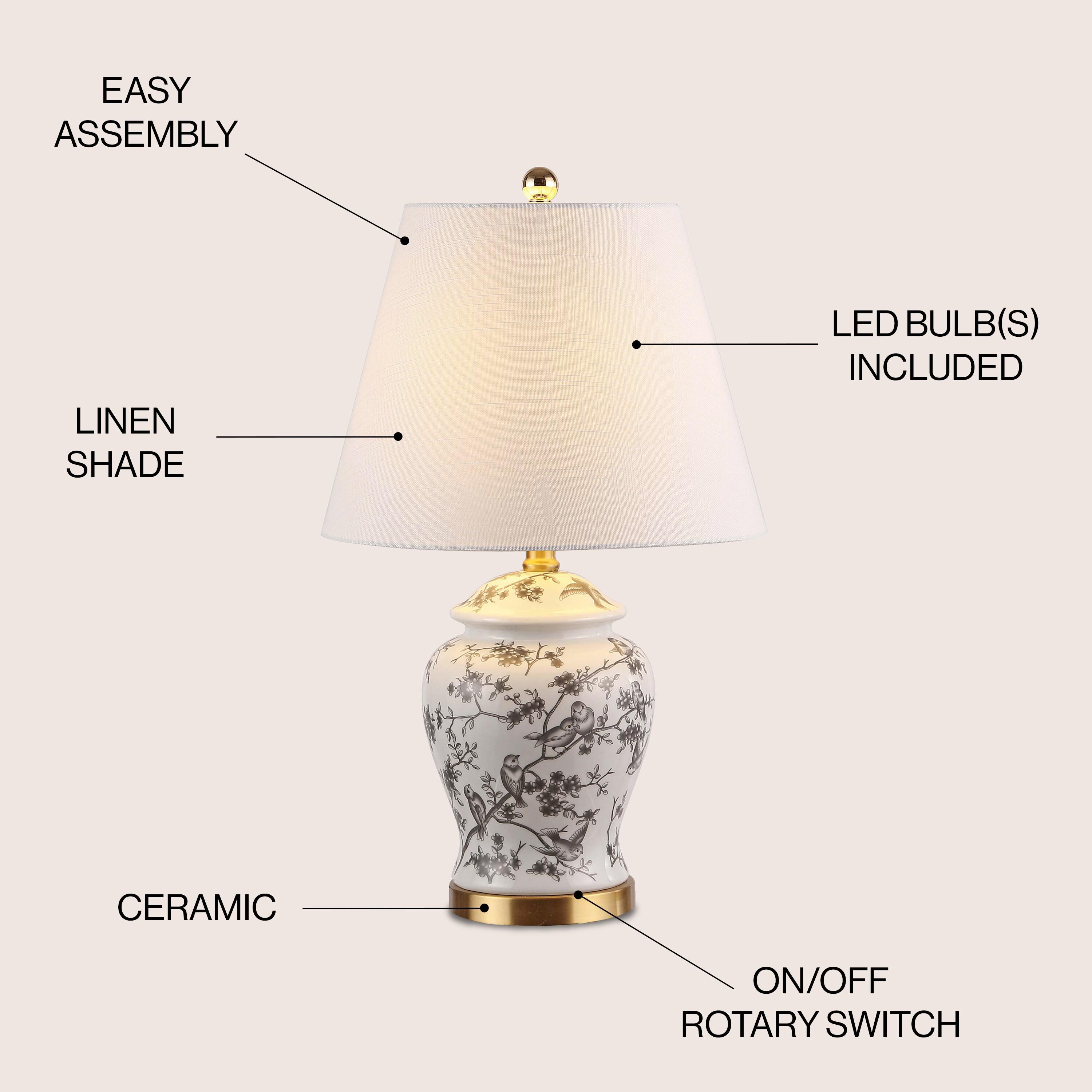 Jonathan Y Penelope Chinoiserie Table Lamp