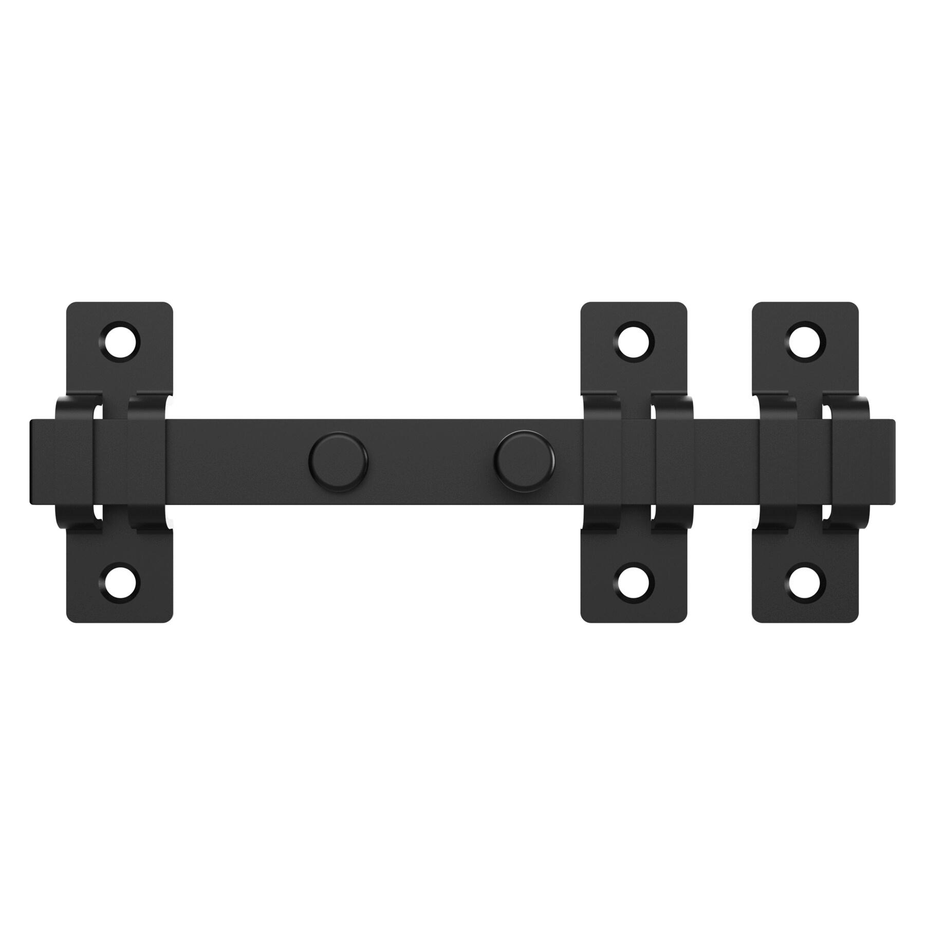 Industrial Black Steel Gate Latch with Weatherguard Protection