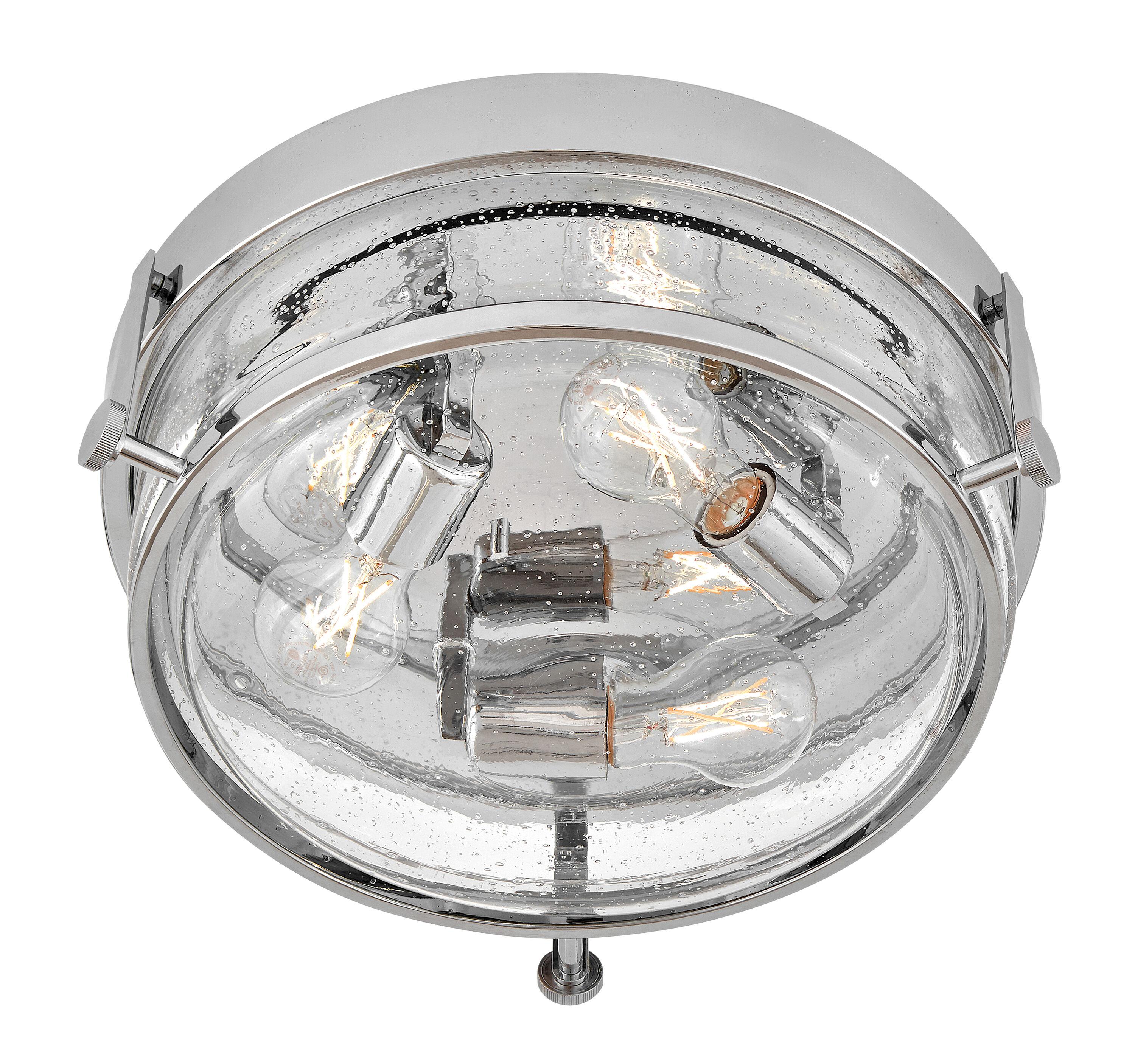 Harper 3-Light Flush Mount Retro Ceiling Light