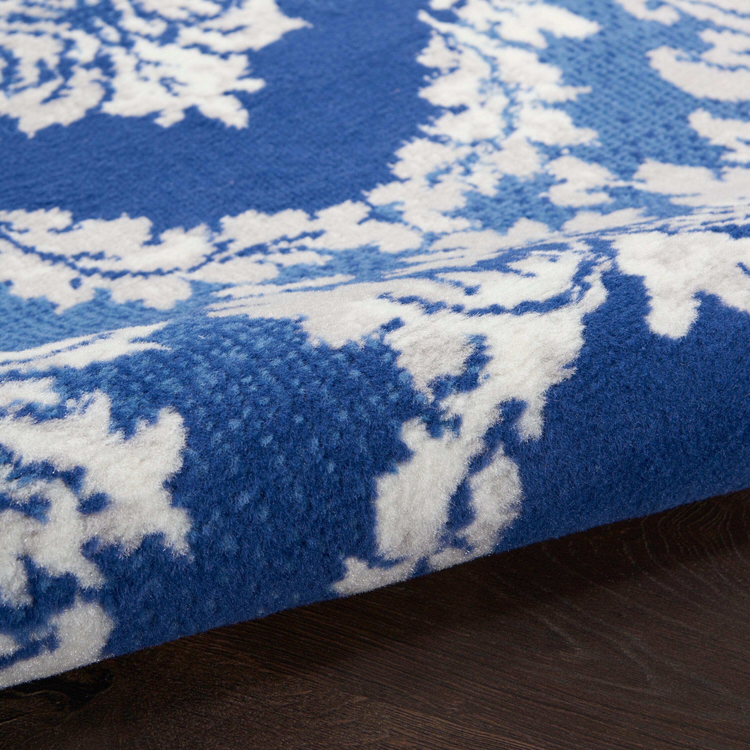 Nourison Whimsicle WHS01 Indoor only Area Rug - Blue 6' x 9'