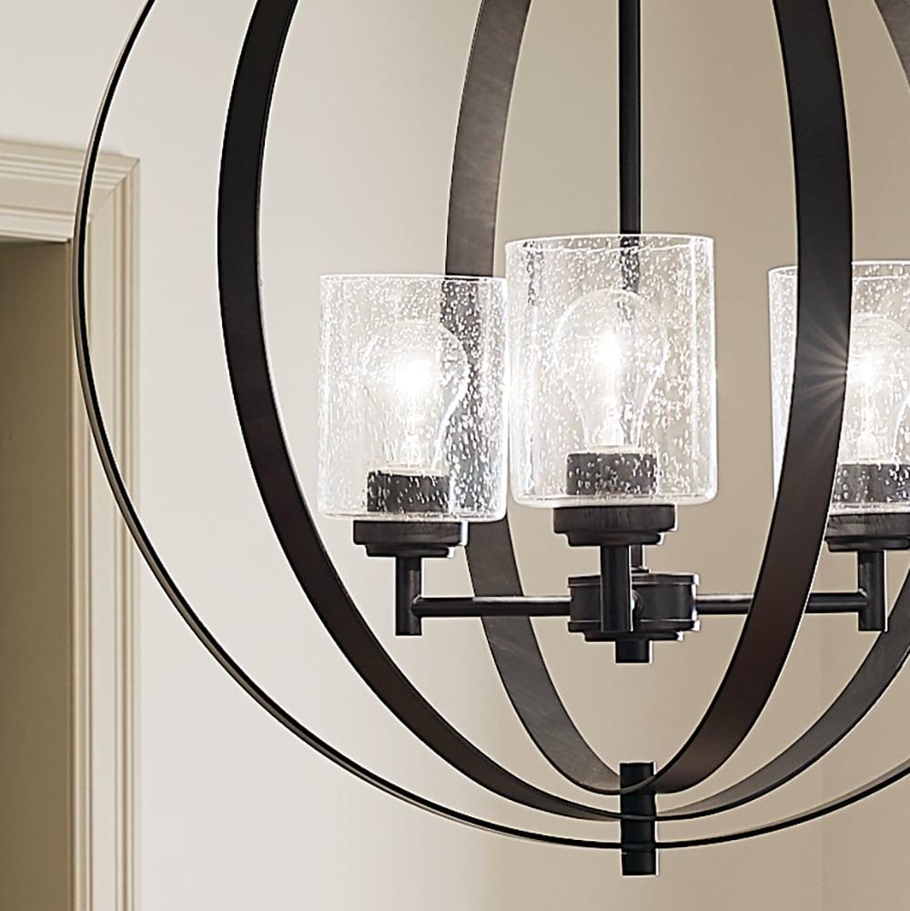 Kichler Lighting Winslow 3 - Light Dimmable Geometric Chandelier