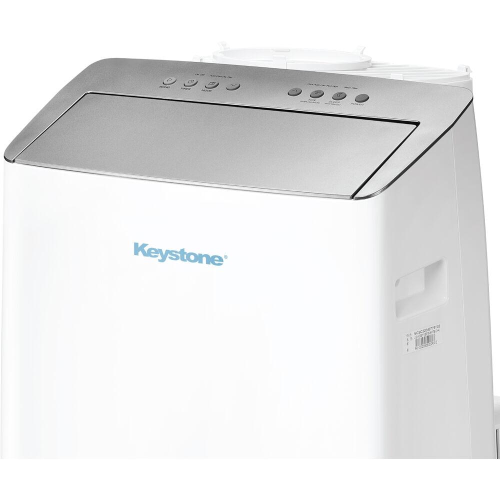 Keystone 12,000 BTU DOE Portable Inverter Air Conditioner with Heater and Remote Control