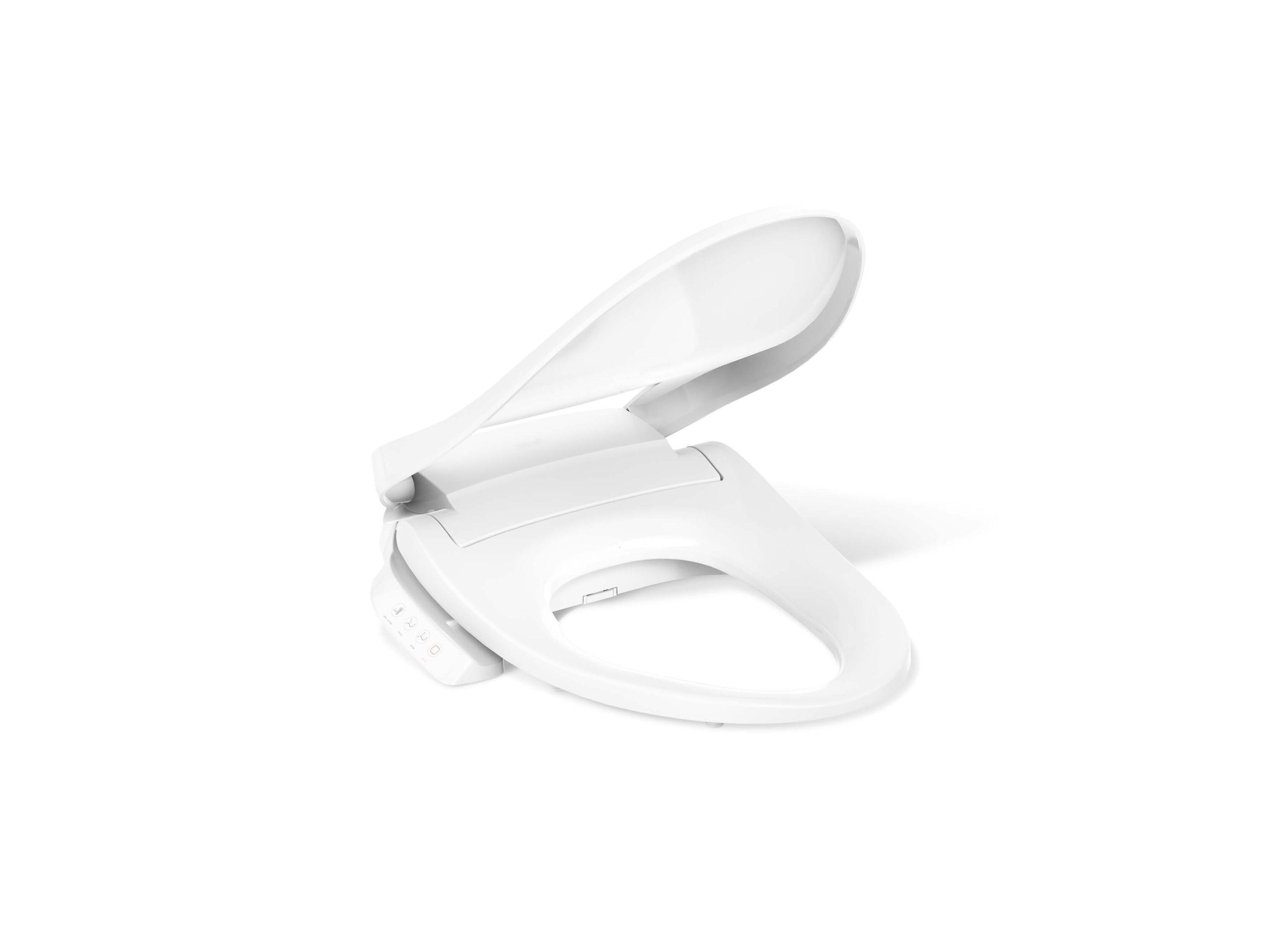 PureWash E545 Elongated Heated Bidet Toilet Seat, Electric Bidets for Existing Toilets