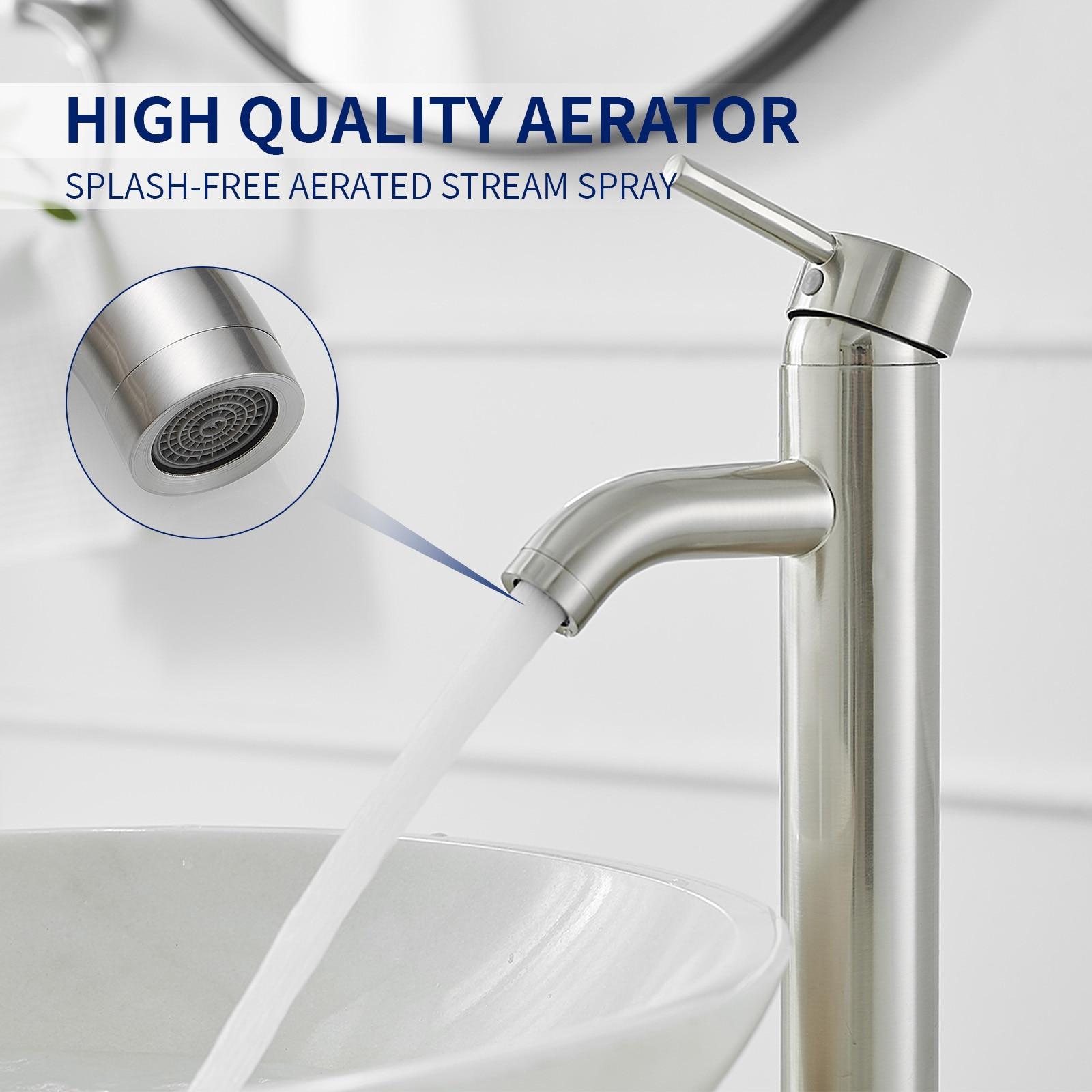 Vessel Sink Faucet Single-handle Bathroom Faucet with Drain Assembly