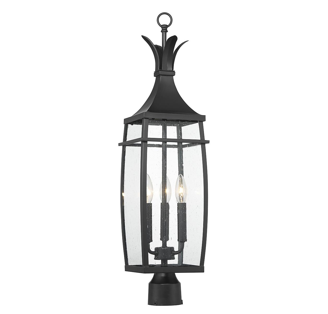 Savoy House Montpelier 3 - Light Post Light in  Matte Black