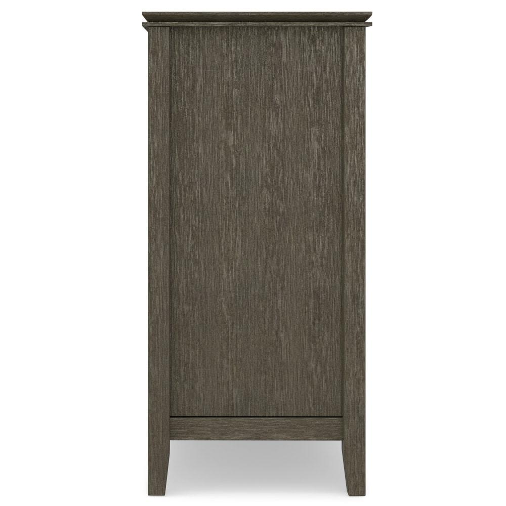 Simpli Home Artisan 53"W Solid Wood Contemporary Tall TV Stand for TVs up to 60" with Adjustable Shelves