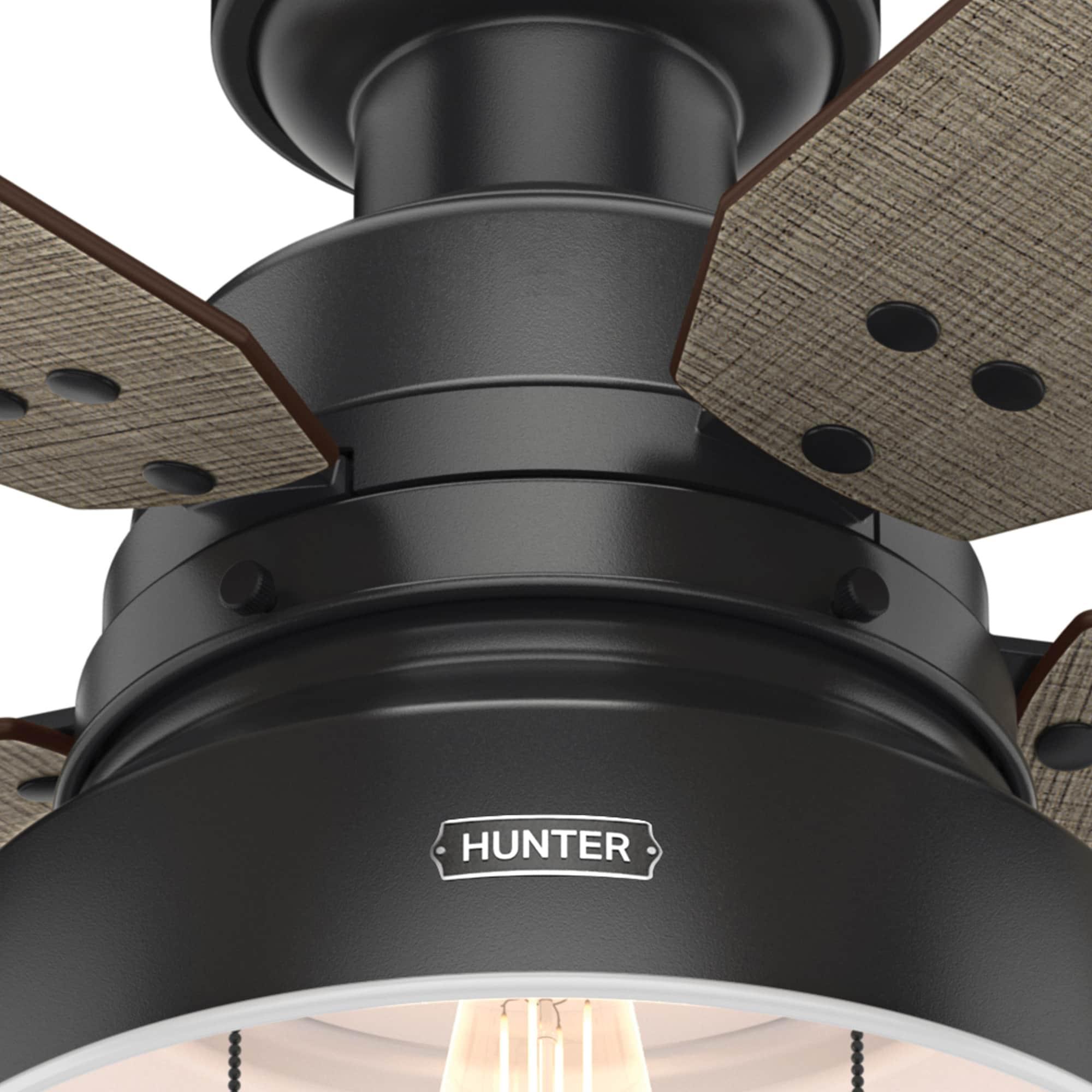 52" Mill Valley 5-Blade Outdoor Ceiling Fan with Light Kit