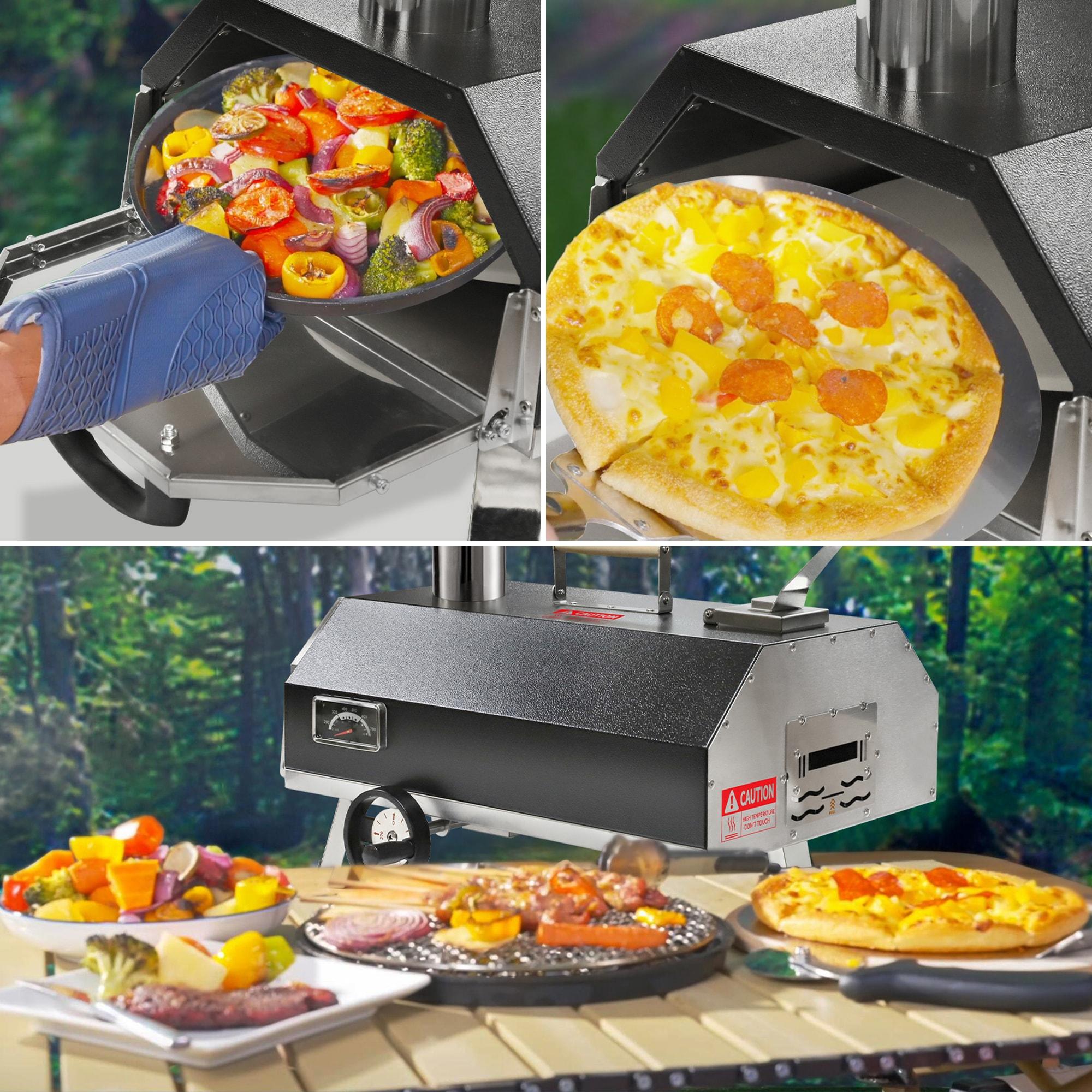 Fashionwu Fashionwu Countertop Wood Burning Pizza Oven