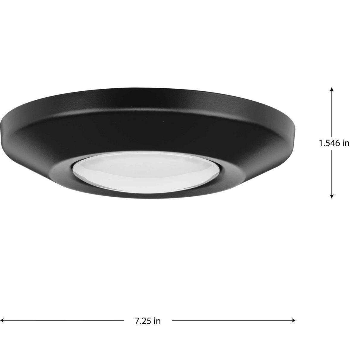 Progress Lighting, Intrinsic Collection, 1-Light, Surface Mount, Black, Eyeball Downlight
