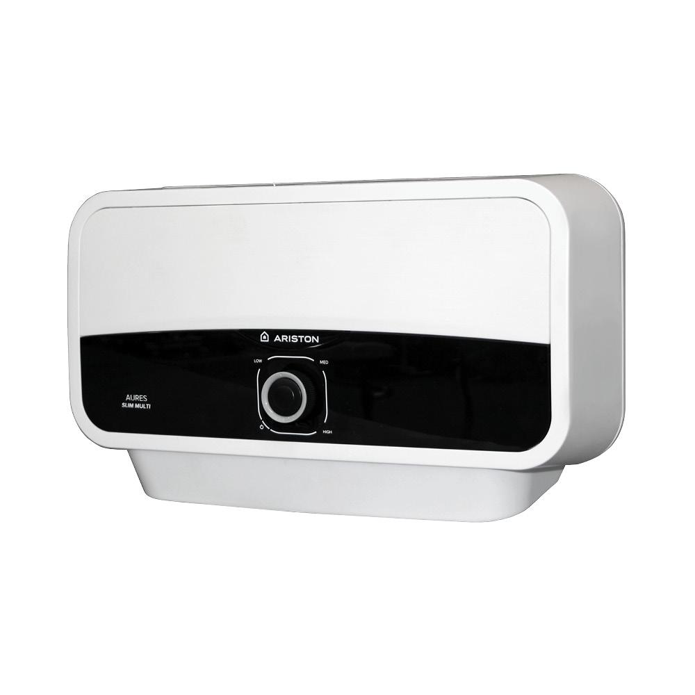 Compact White and Black Electric Tankless Water Heater