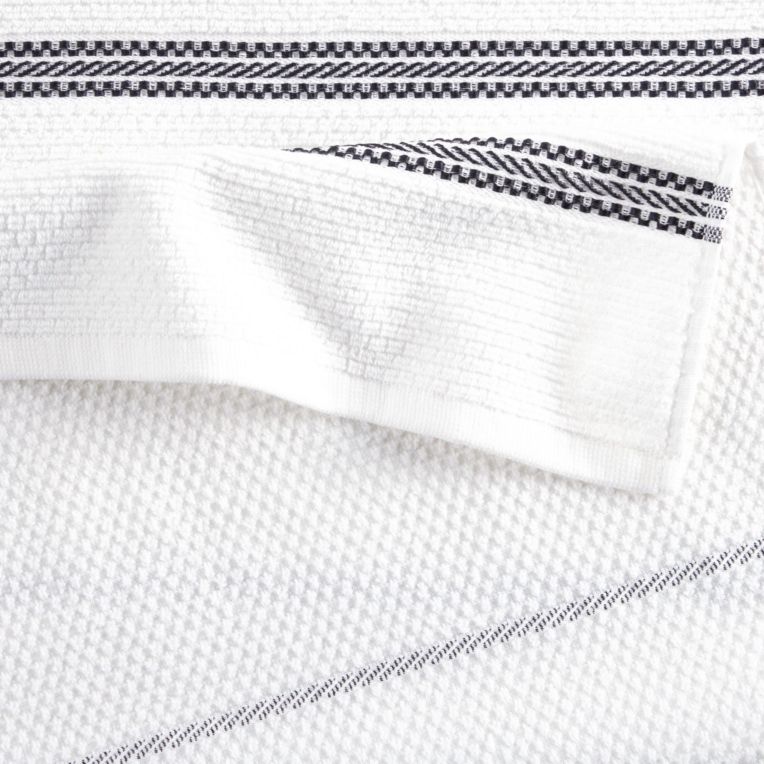 Martha Stewart Martha Stewart Modern Waffle Kitchen Towel Set 6-Pack, Linen, 16"x28" (Set of 6)