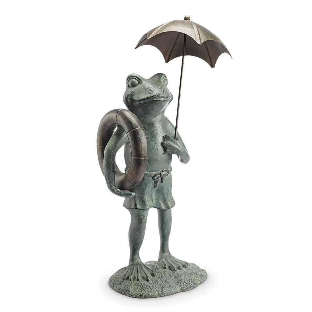 Pool Partner Frog Garden Sculpture - 24.50 x 12.50 x 8.50 in.