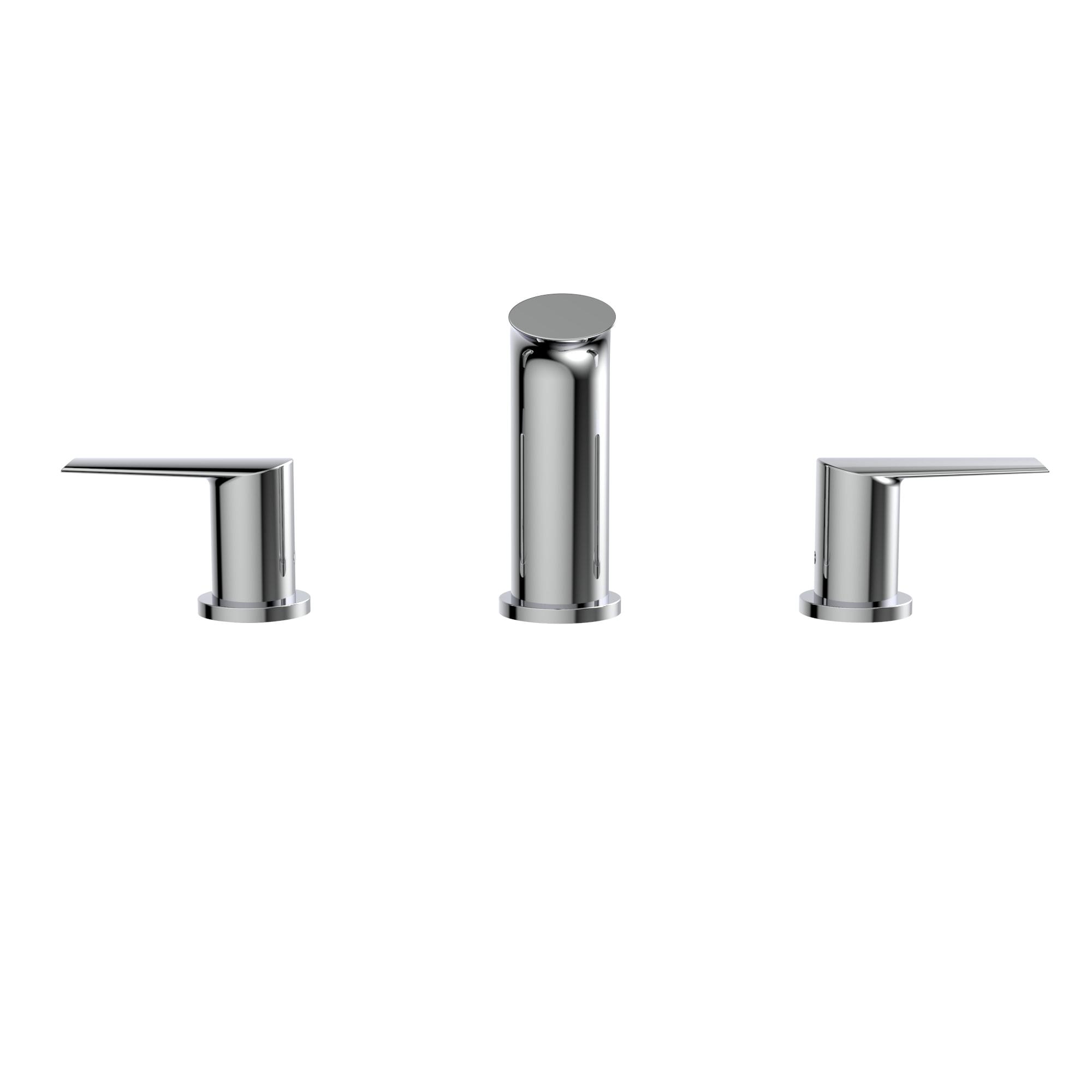 Belanger OPA79CCP Two-Handle Widespread Bathroom Faucet with Drain Assembly, Polished Chrome