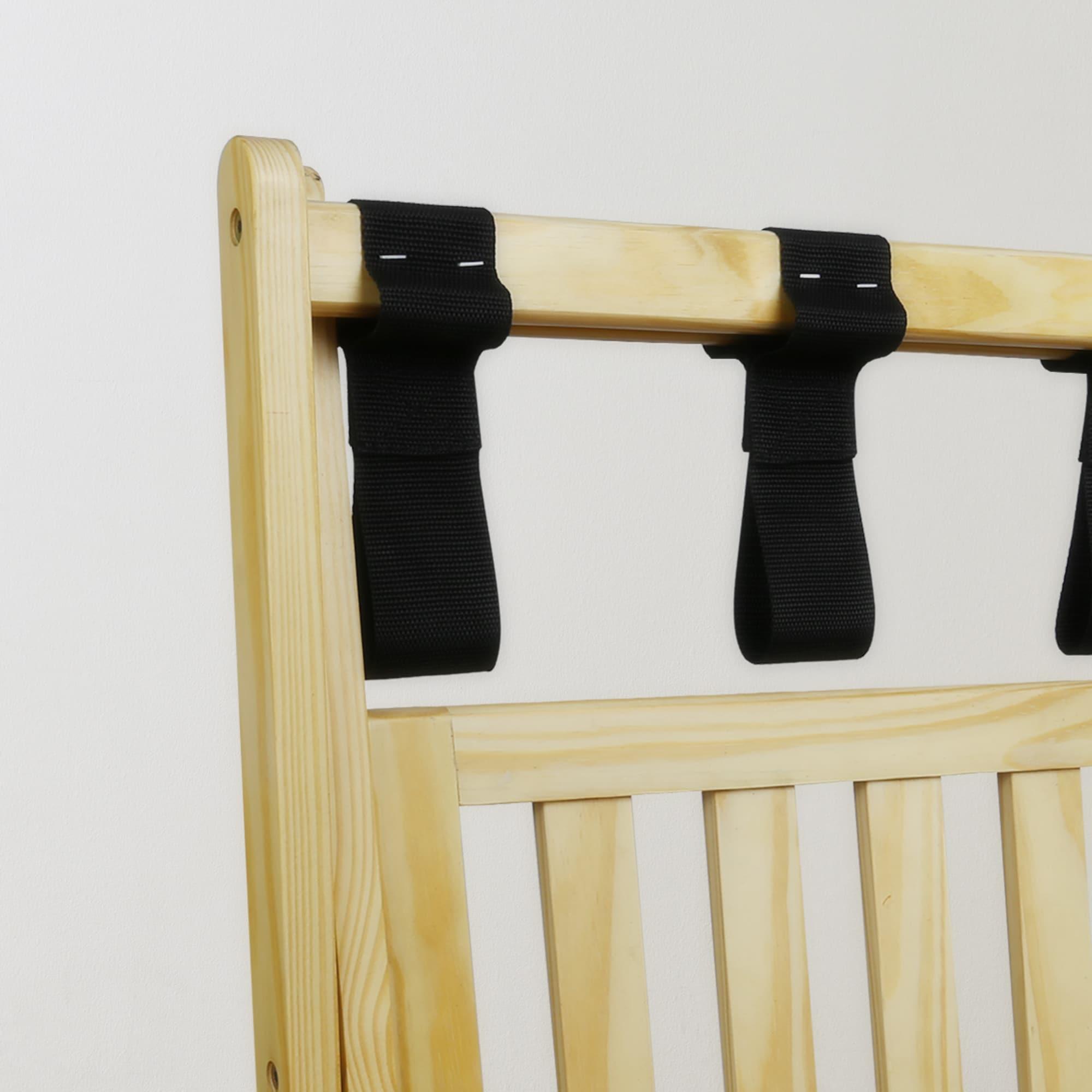 Luggage Rack with Shelf-Natural