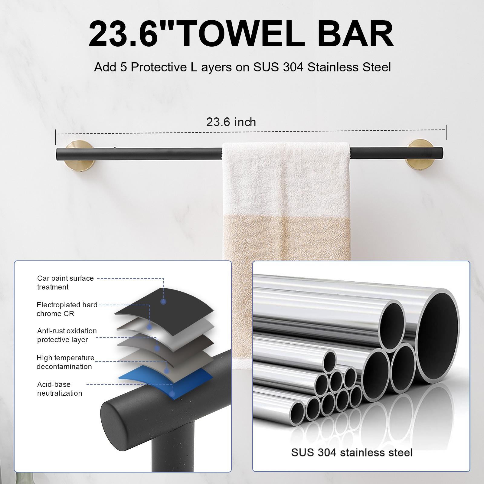 5 - Piece Bathroom Hardware Set