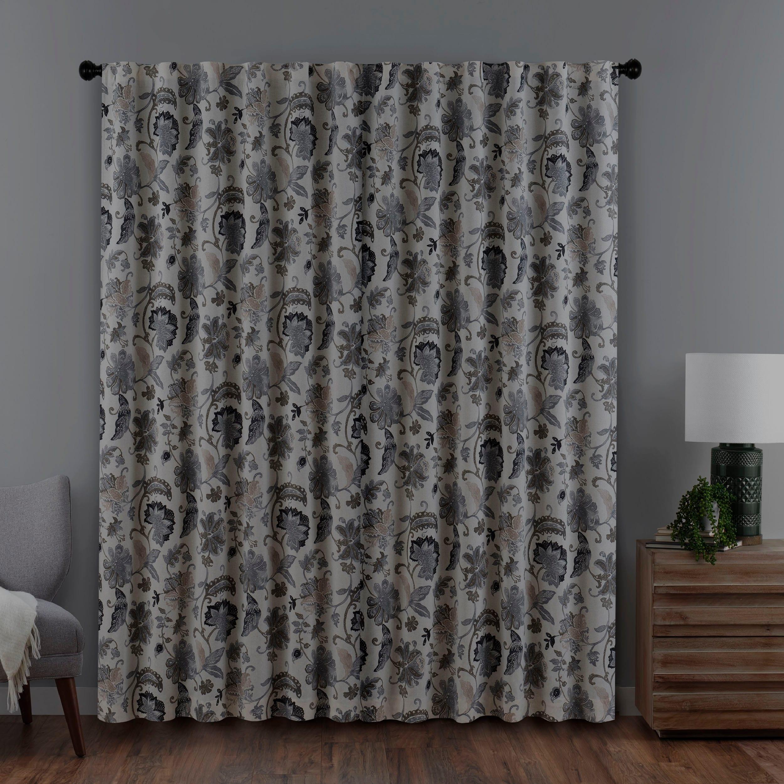 Nina Polyester Blackout Curtain Panel