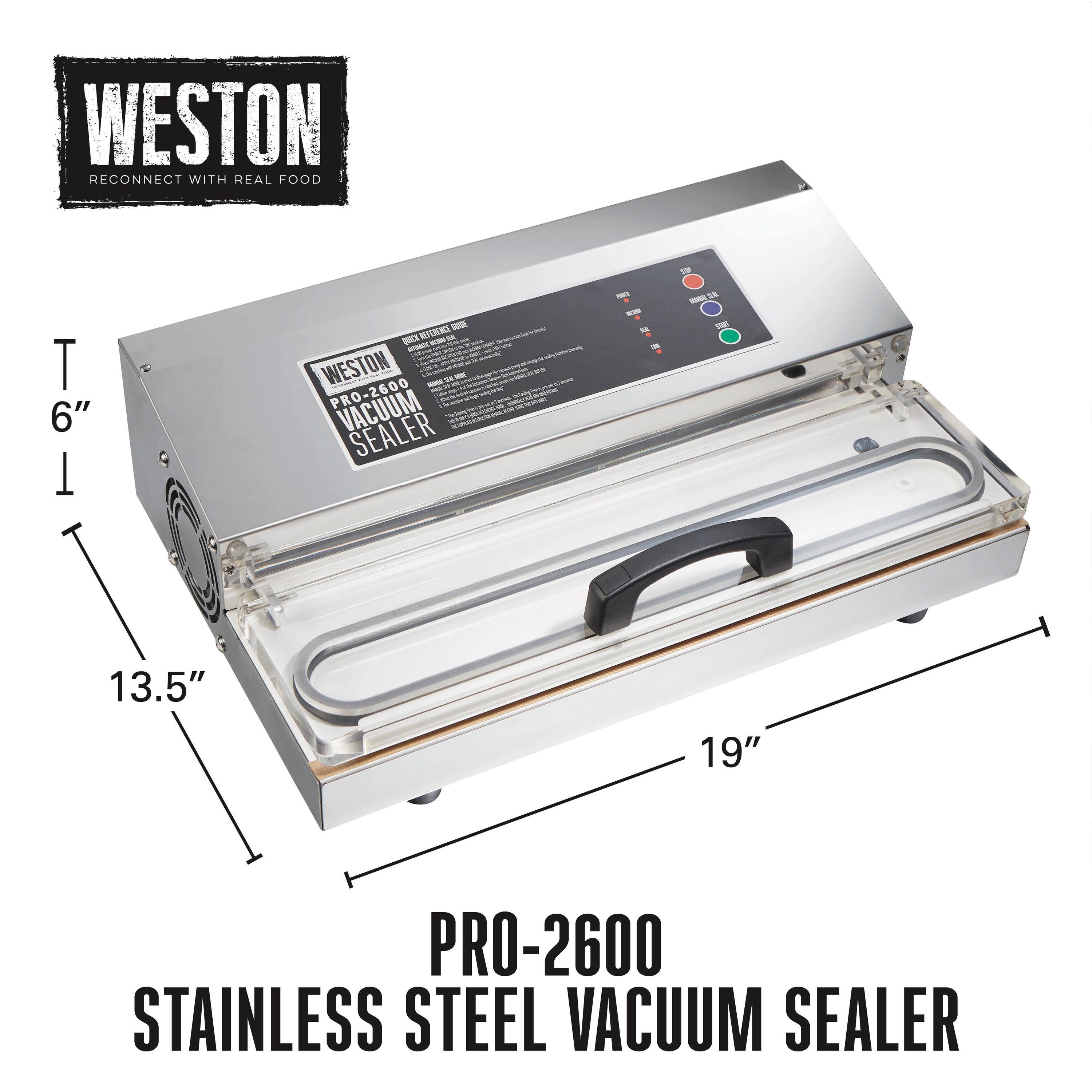Weston Weston Pro-2600 Stainless Steel Vacuum Sealer