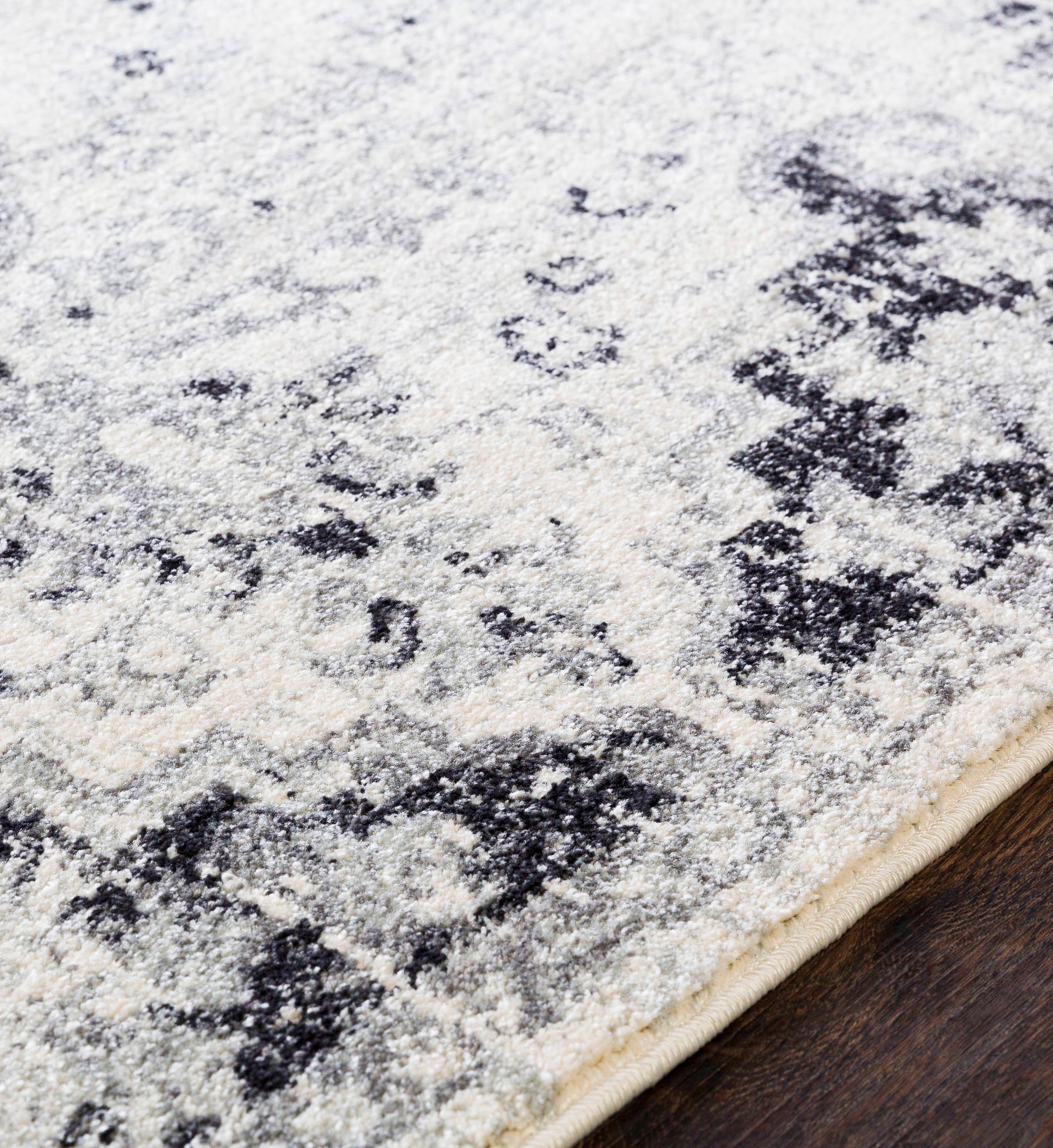 Livabliss 2'x3' Abby Traditional Rugs Cream: Stain & Fade-Resistant, Medium Pile, Indoor, Polypropylene