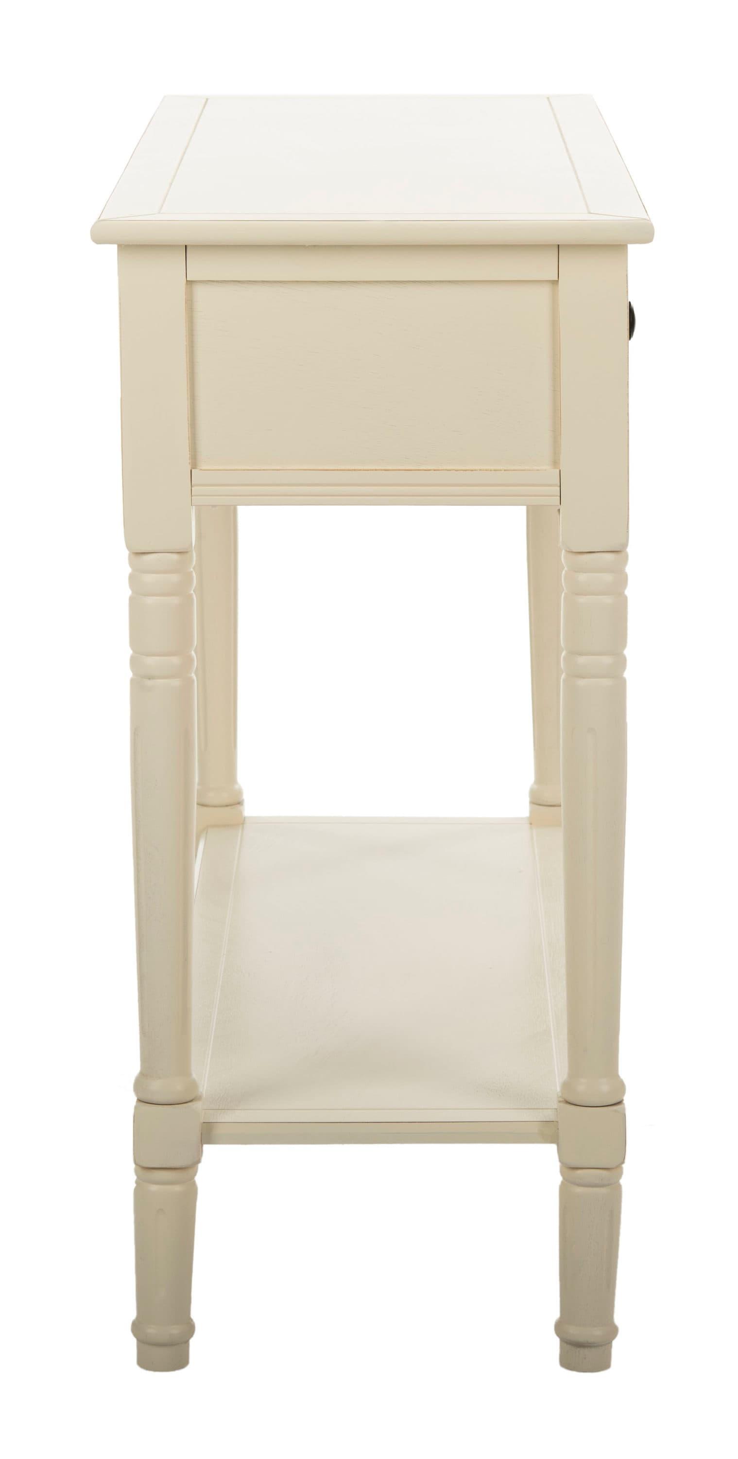 Samantha Console Table - Distressed Cream - Safavieh