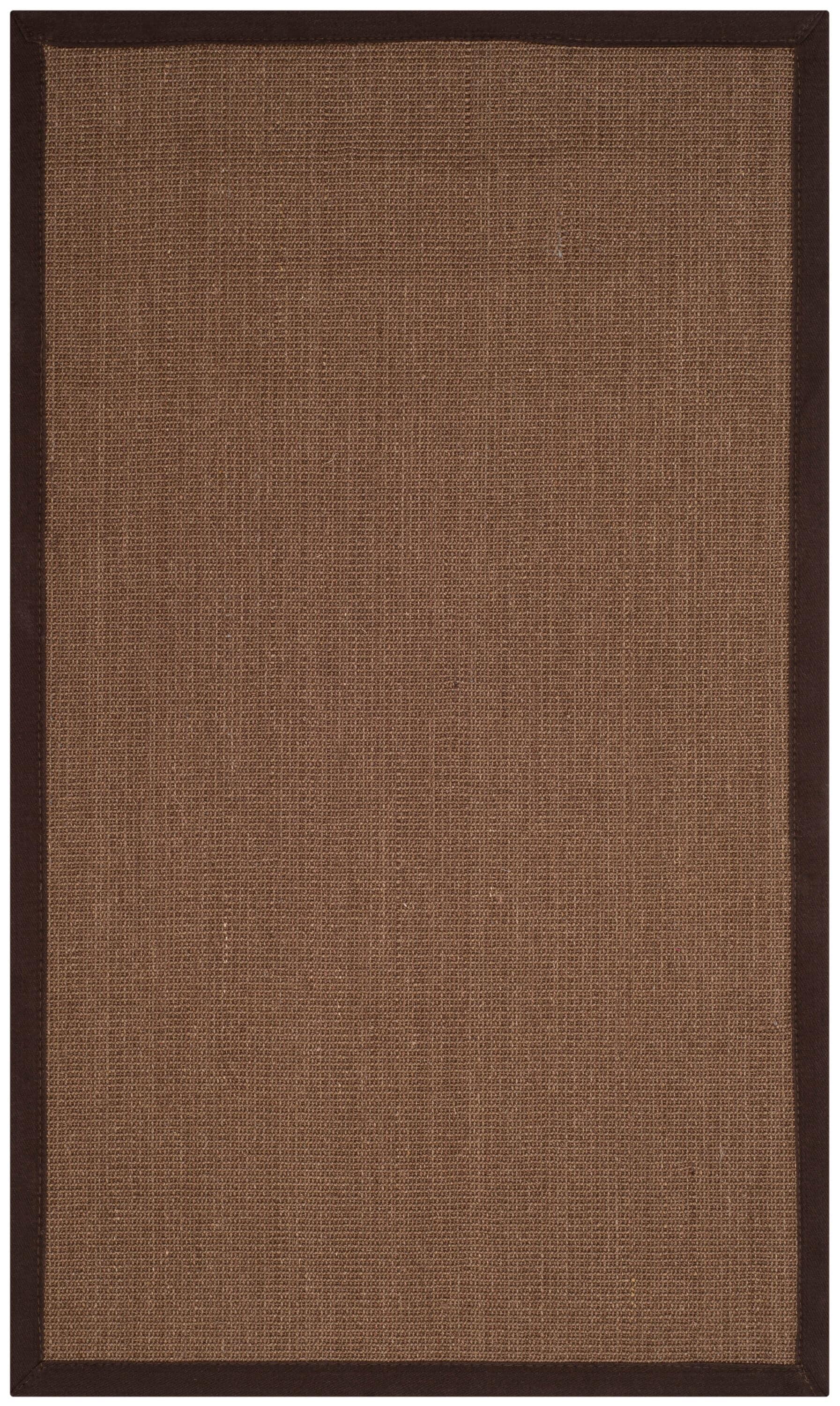 Natural Fiber NF131 Power Loomed Indoor Accent Rug - Brown/Brown - 3'x5' - Safavieh.