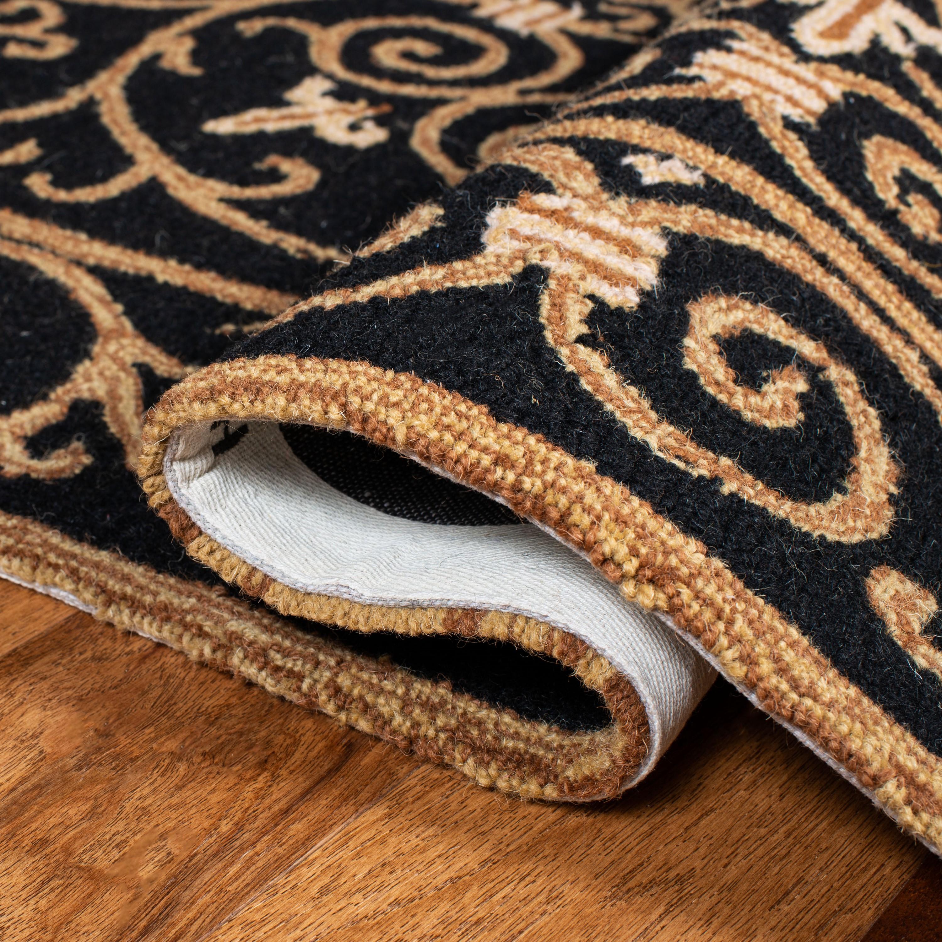 Chelsea HK11 Handmade Accent Rug - 2'6"x4' - Black - Safavieh