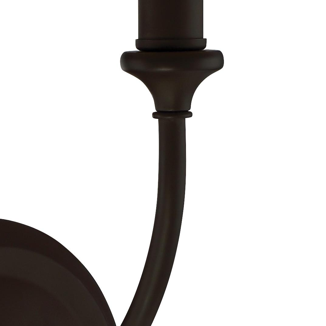 Crystorama Libby Langdon for  Sylvan 1 Light Dark Bronze Sconce - 4.87'' W x 15.75'' H x 7.75'' D