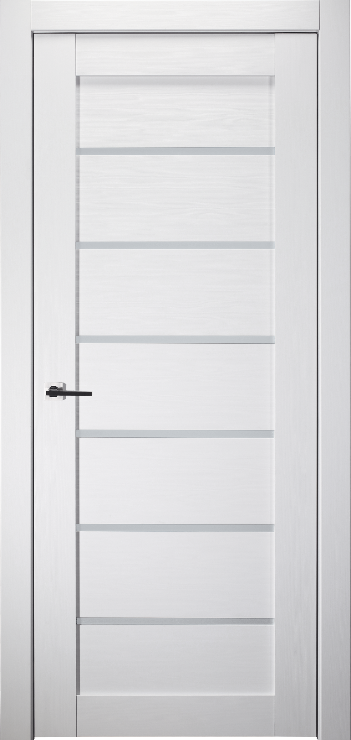 Belldinni Alba Solid Manufactured Wood and Glass Paneled Wood Finish Standard Door Slab