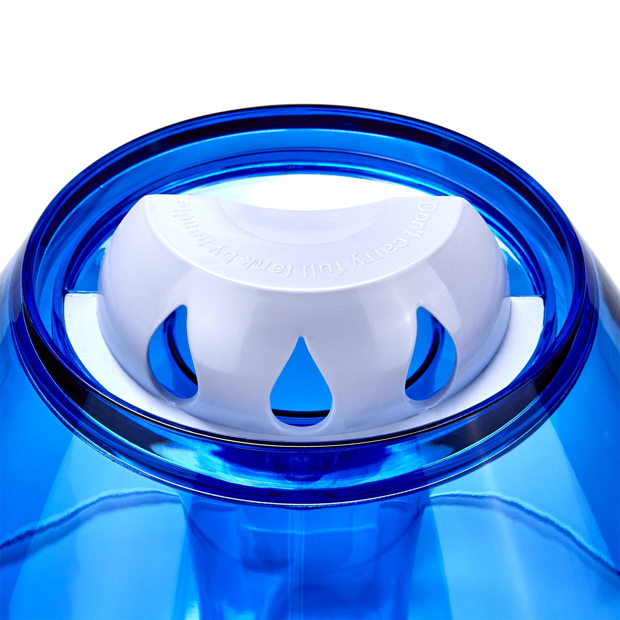 Crane USA 1 Gal. Cool Mist Ultrasonic Humidifier for Bedroom, Office, Nursery, Blue/White, Crane USA