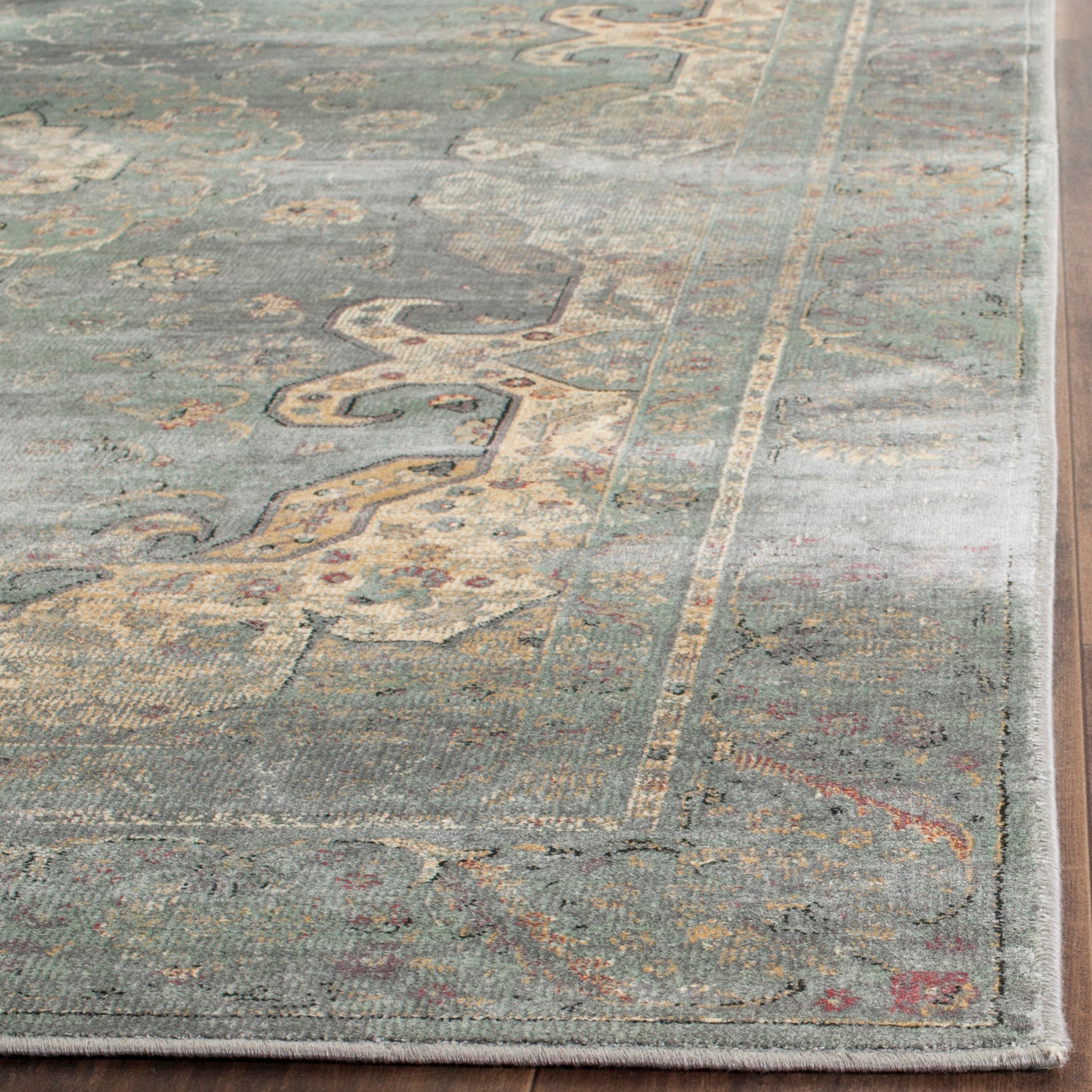 Vintage VTG137 Power Loomed Indoor Accent Rug - Grey/Multi - 3'3"x5'7" - Safavieh.