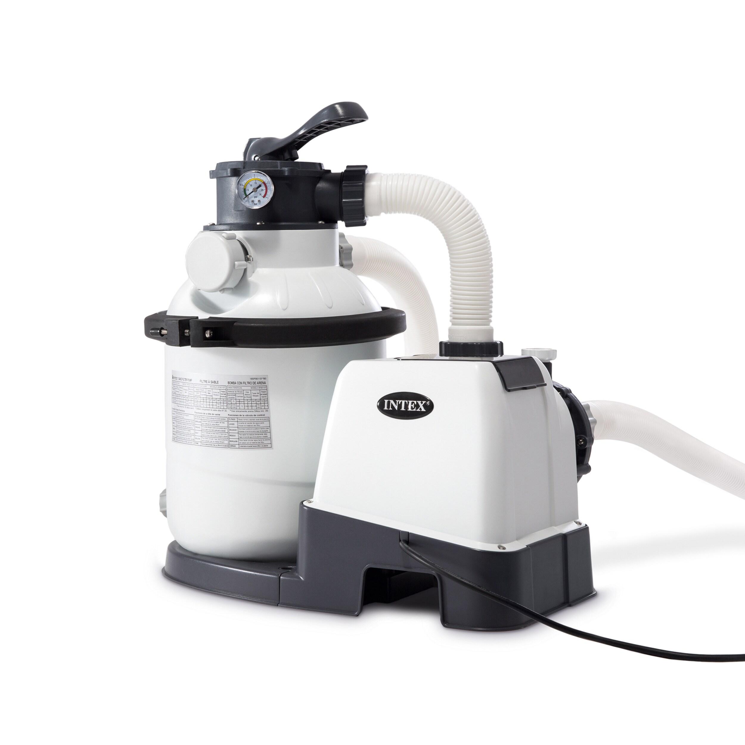 Intex Intex Krystal Clear 1500 GPH Sand Filter Pump for Above Ground Swimming Pools
