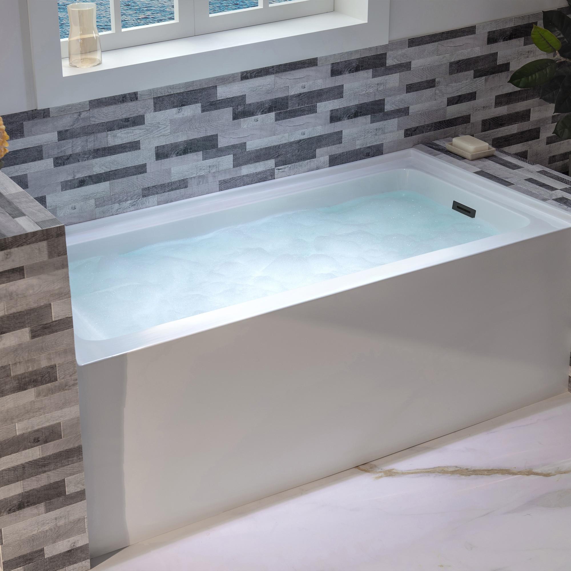 Vine 60'' x 30'' Alcove / Tile In Soaking Acrylic Bathtub