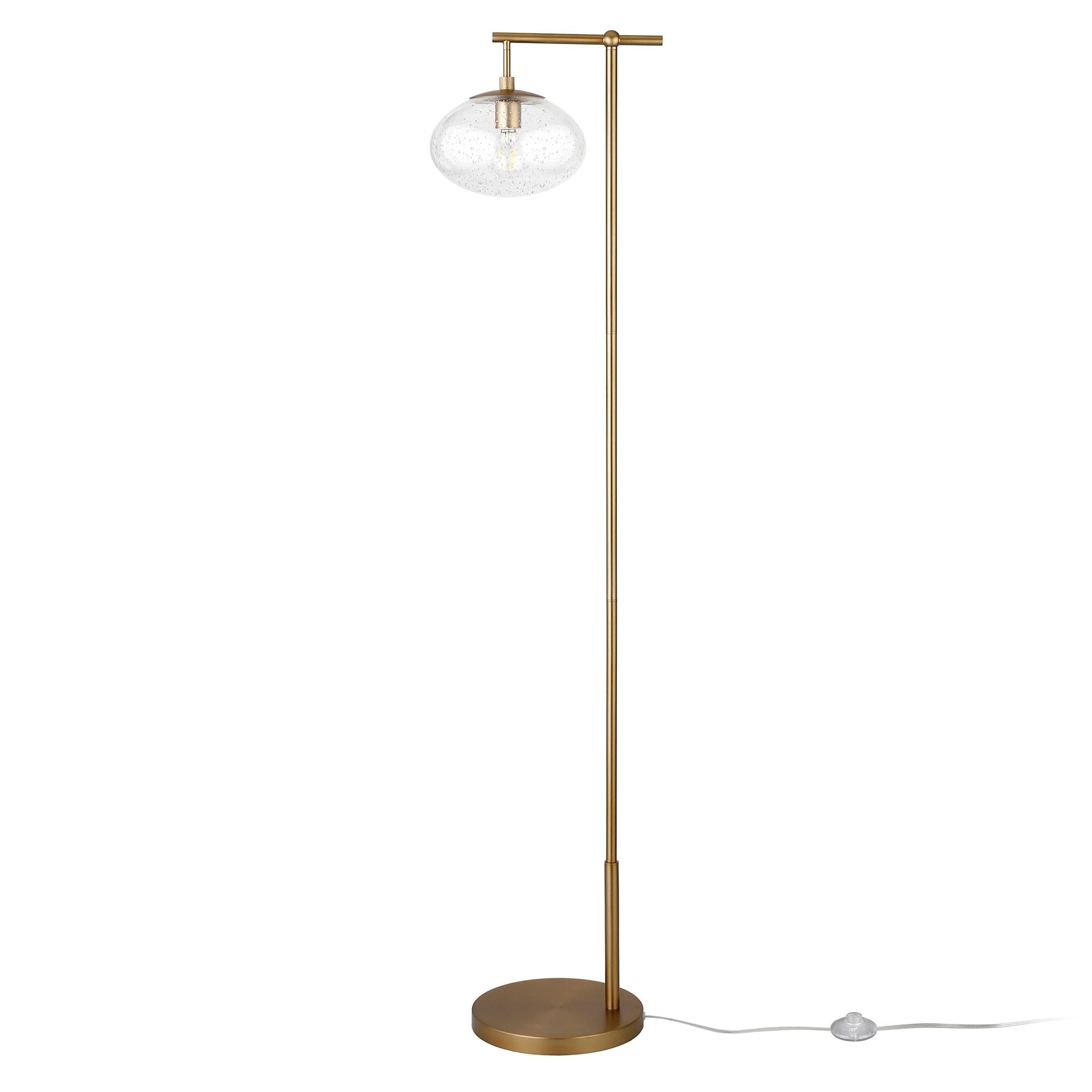 Evelyn&Zoe 68" Gold Floor Lamp